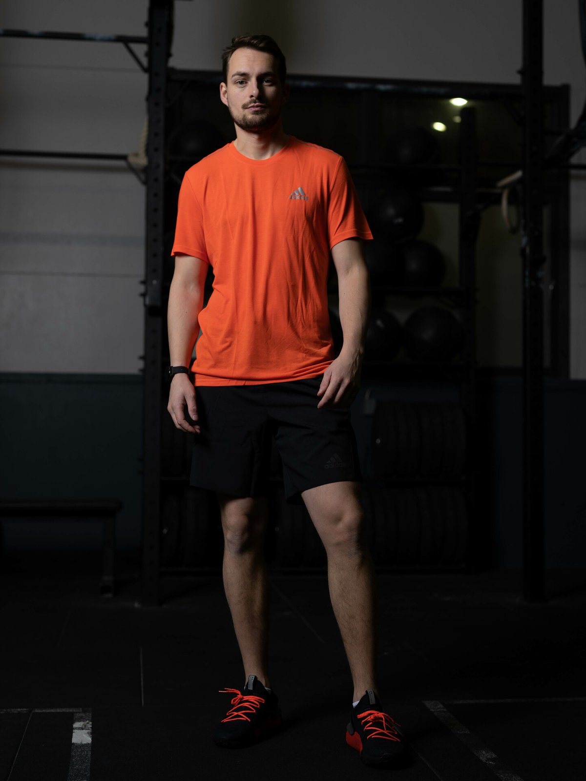 adidas X-City Wool Tee Semi Impact Orange