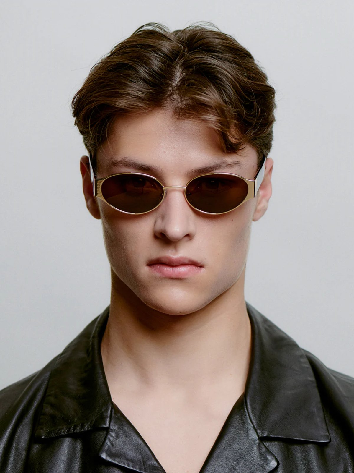 A. KJÆRBEDE Bella Gold Demi Tortoise