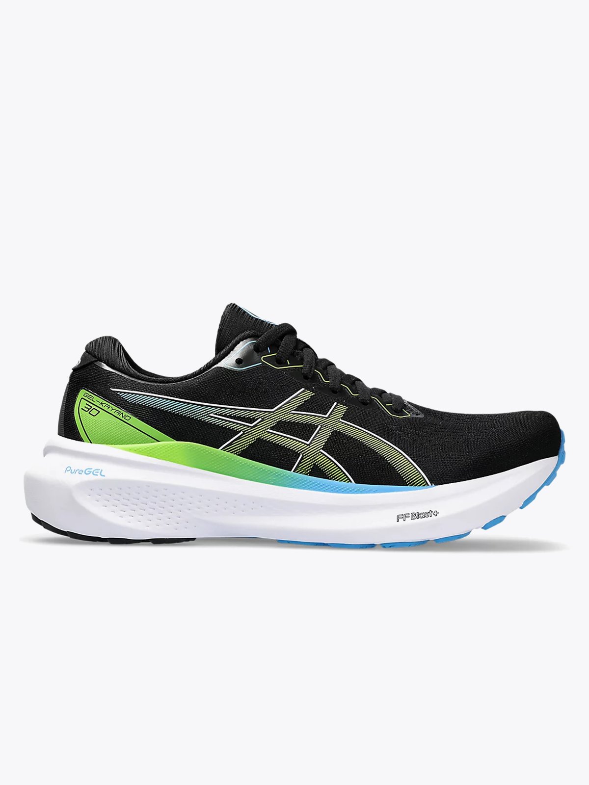 ASICS Gel-Kayano 30 Black / Electric Lime