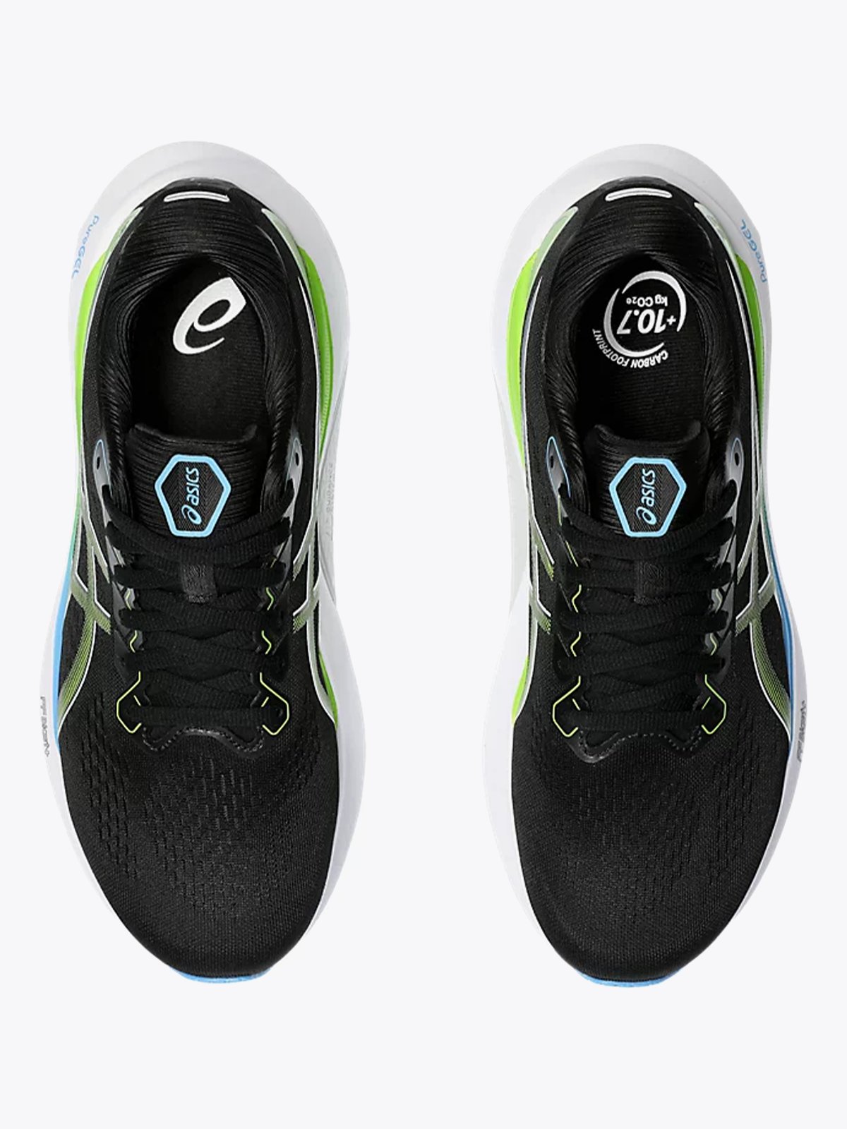 ASICS Gel-Kayano 30 Black / Electric Lime