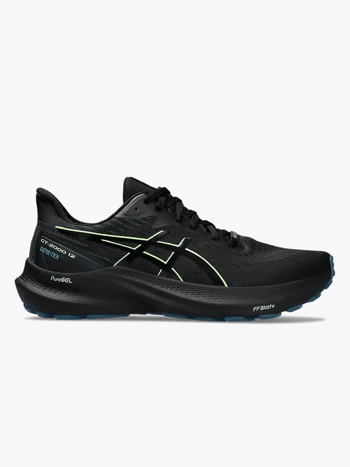 ASICS GT-2000 12 GTX Black / Illuminate Green