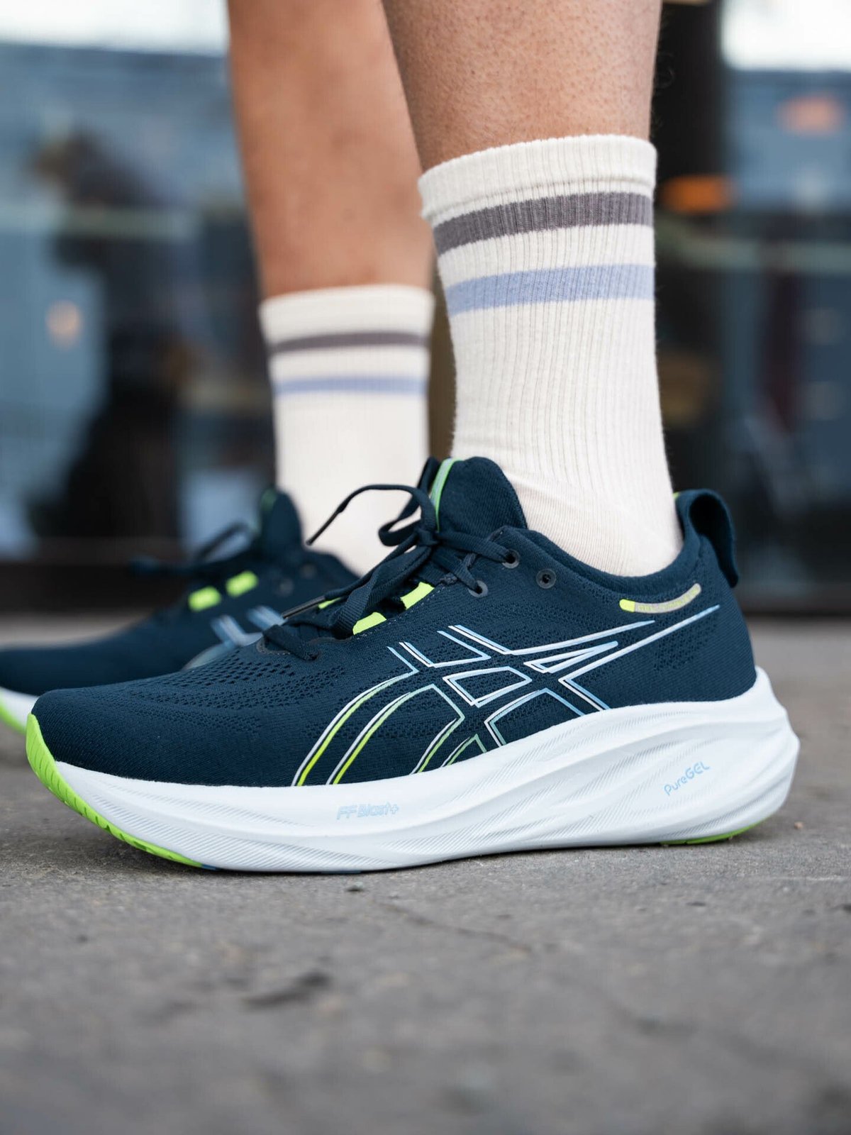 ASICS Gel-Nimbus 26 French Blue / Electric Lime