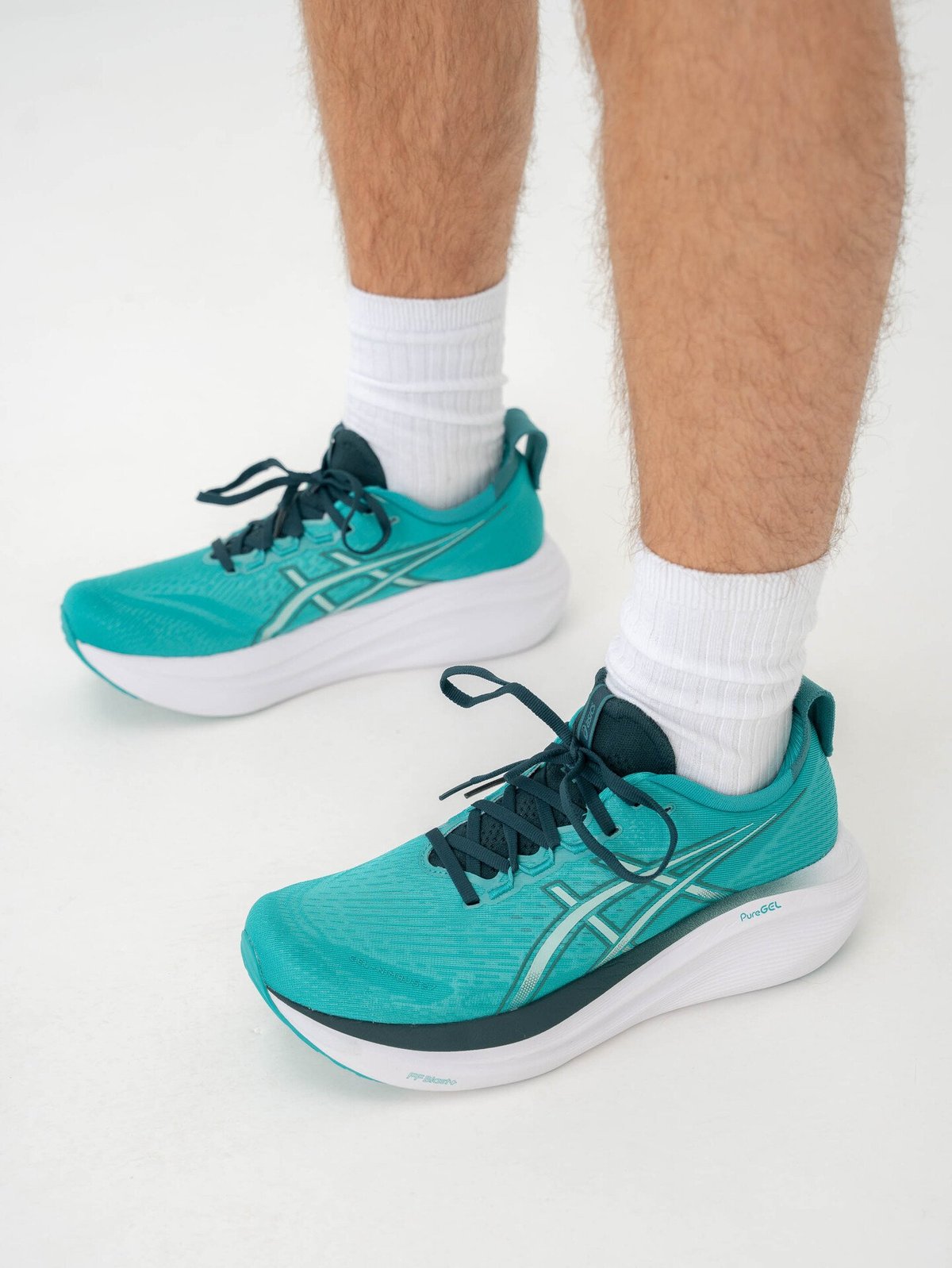 ASICS Gel-Nimbus 27 Wave Teal / Saxon Green