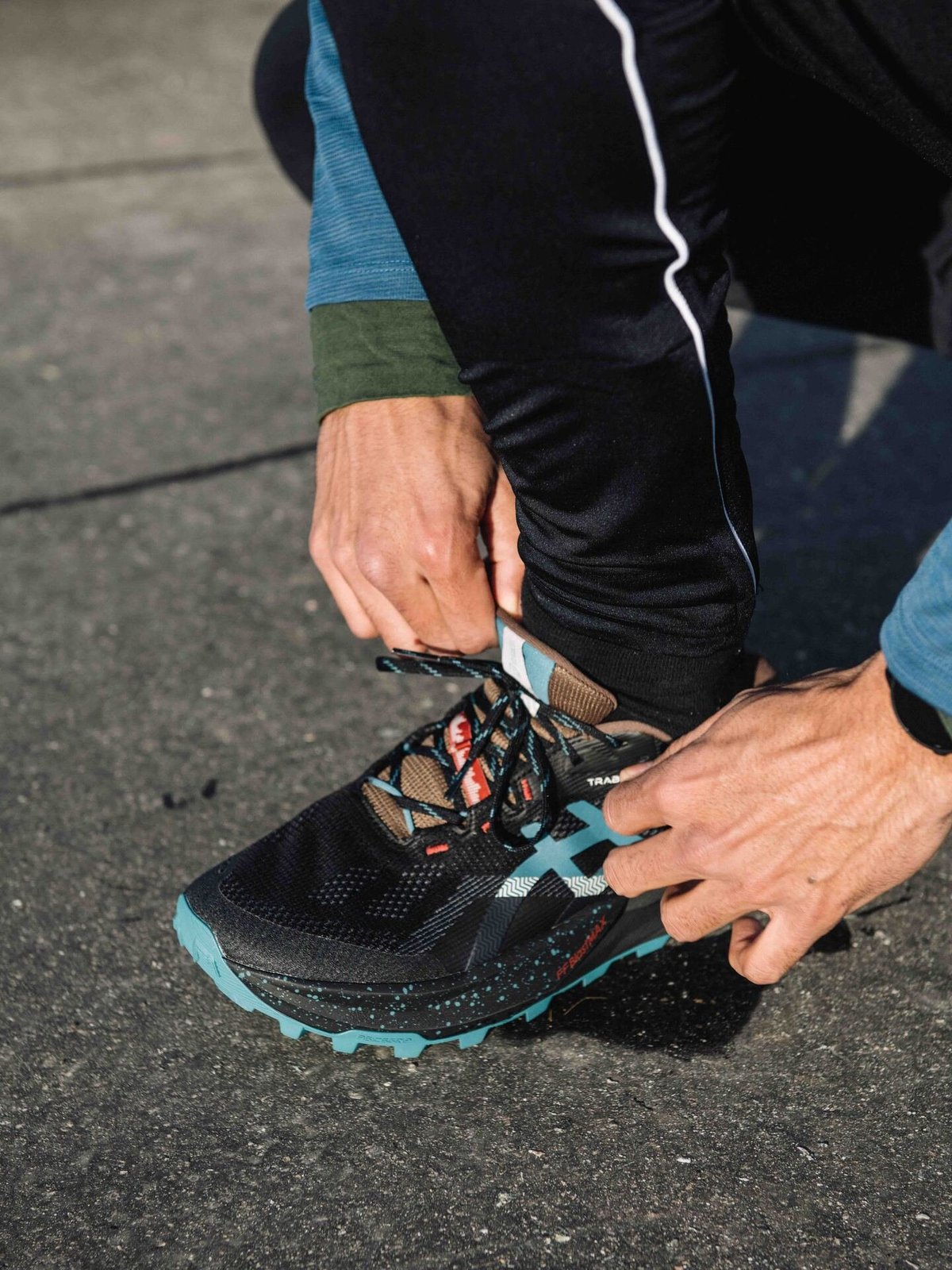 ASICS Trabuco 14 GTX Black / Misty Pine