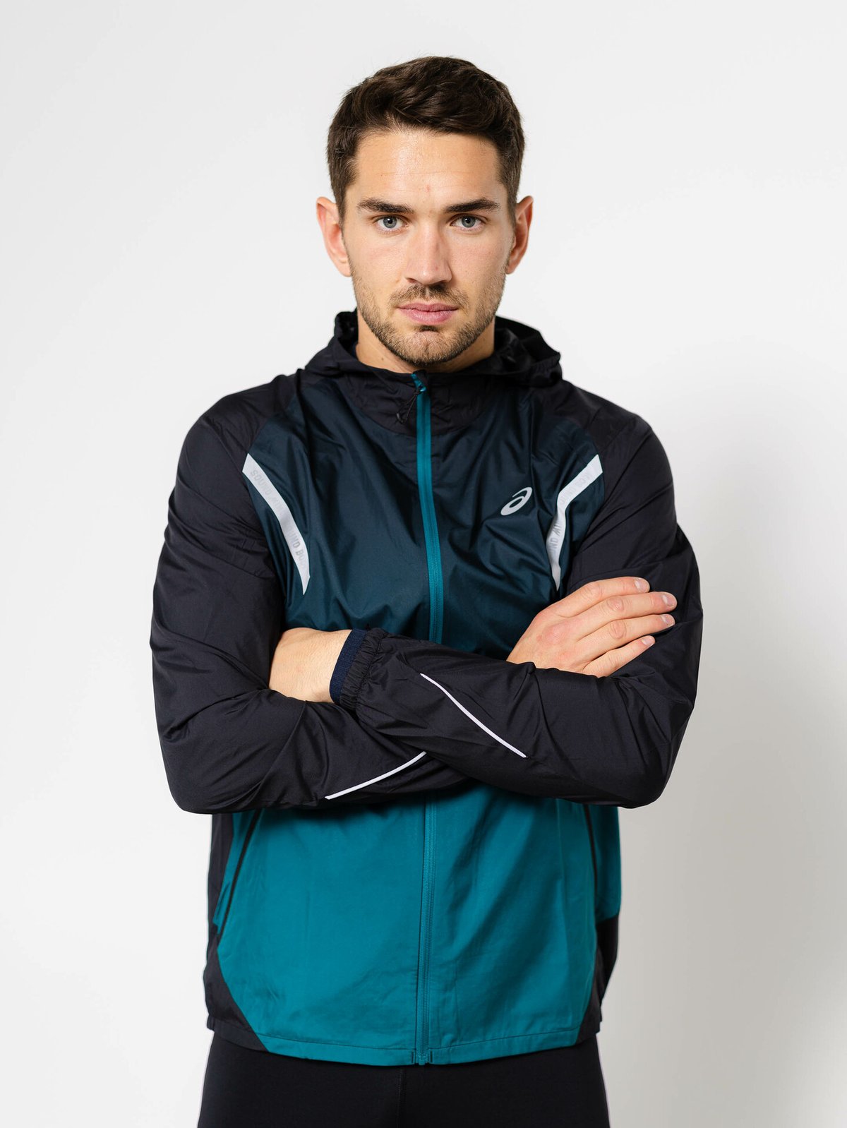 ASICS Lite-Show Jacket Performance Black/Velvet Pine