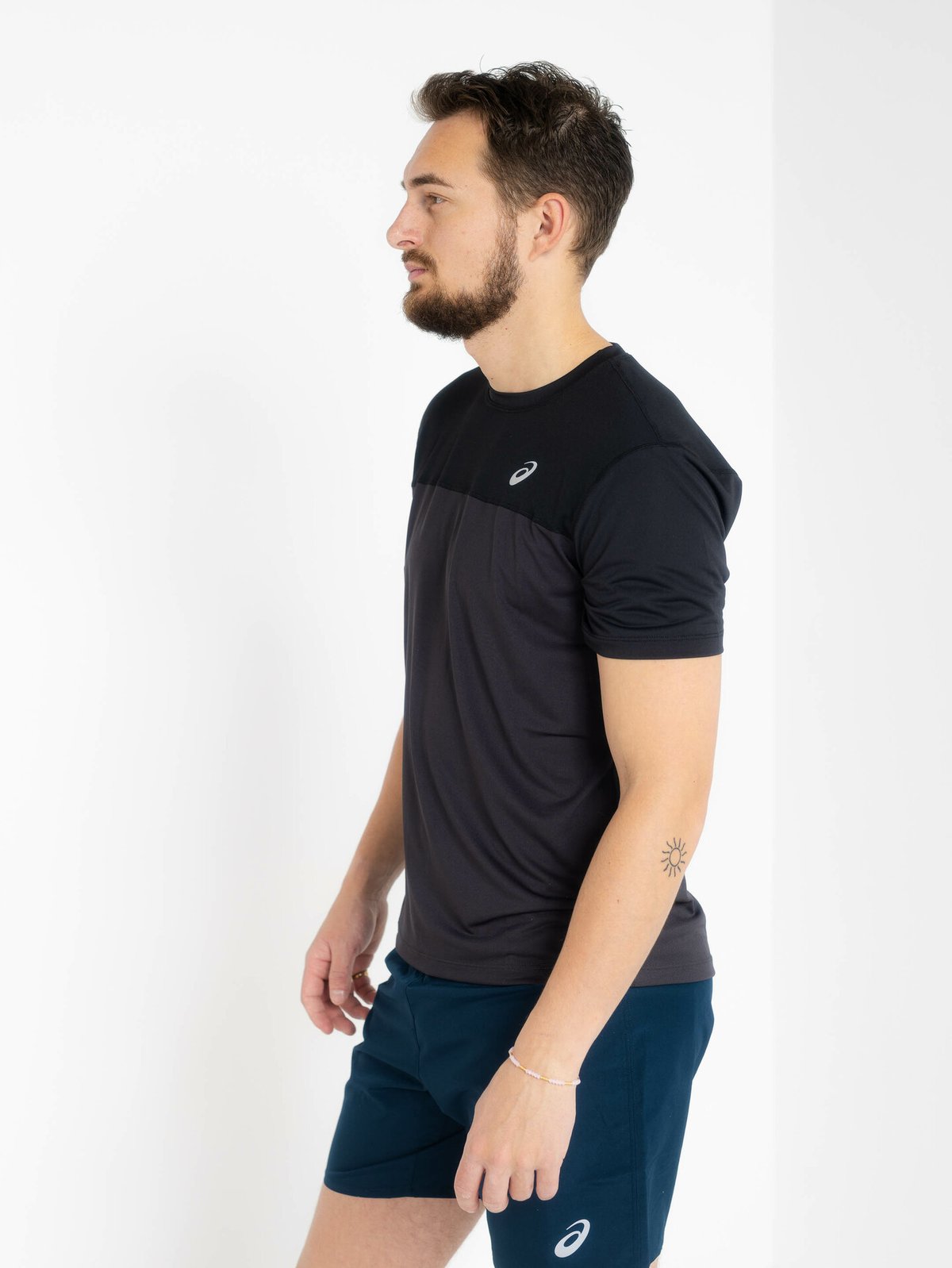 ASICS Race Short Sleeved Top Performance Black/Graphite Grey