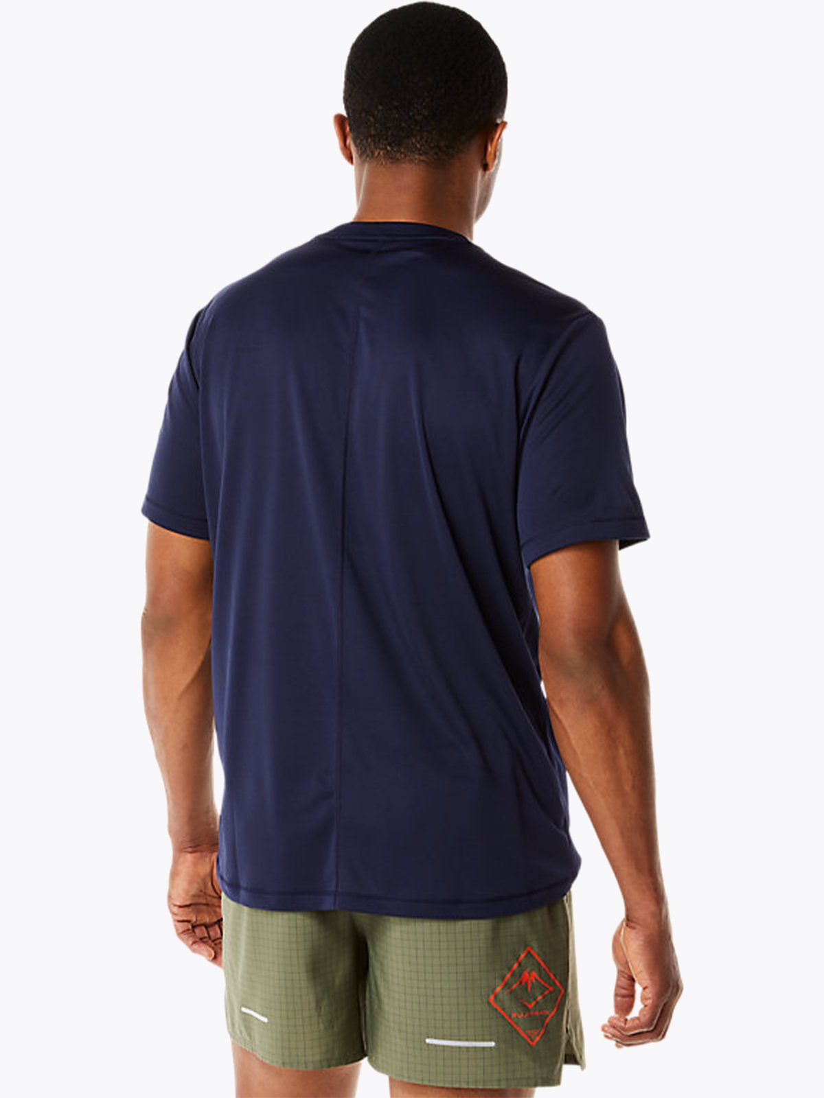 ASICS Fujitrail Logo Short Sleeve Top Midnight