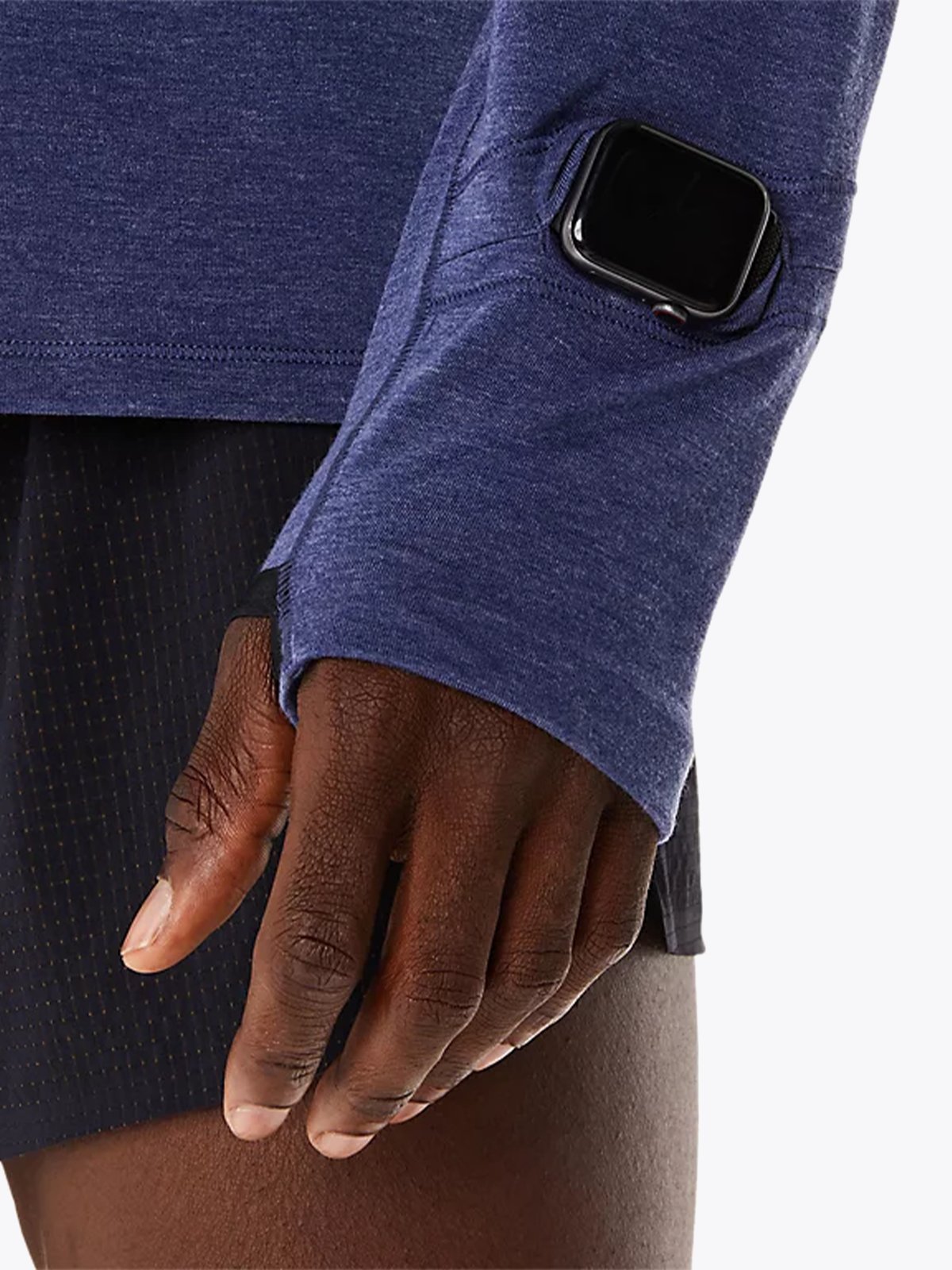 ASICS Metarun 1/2 Zip Long Sleeve Top Indigo Blue