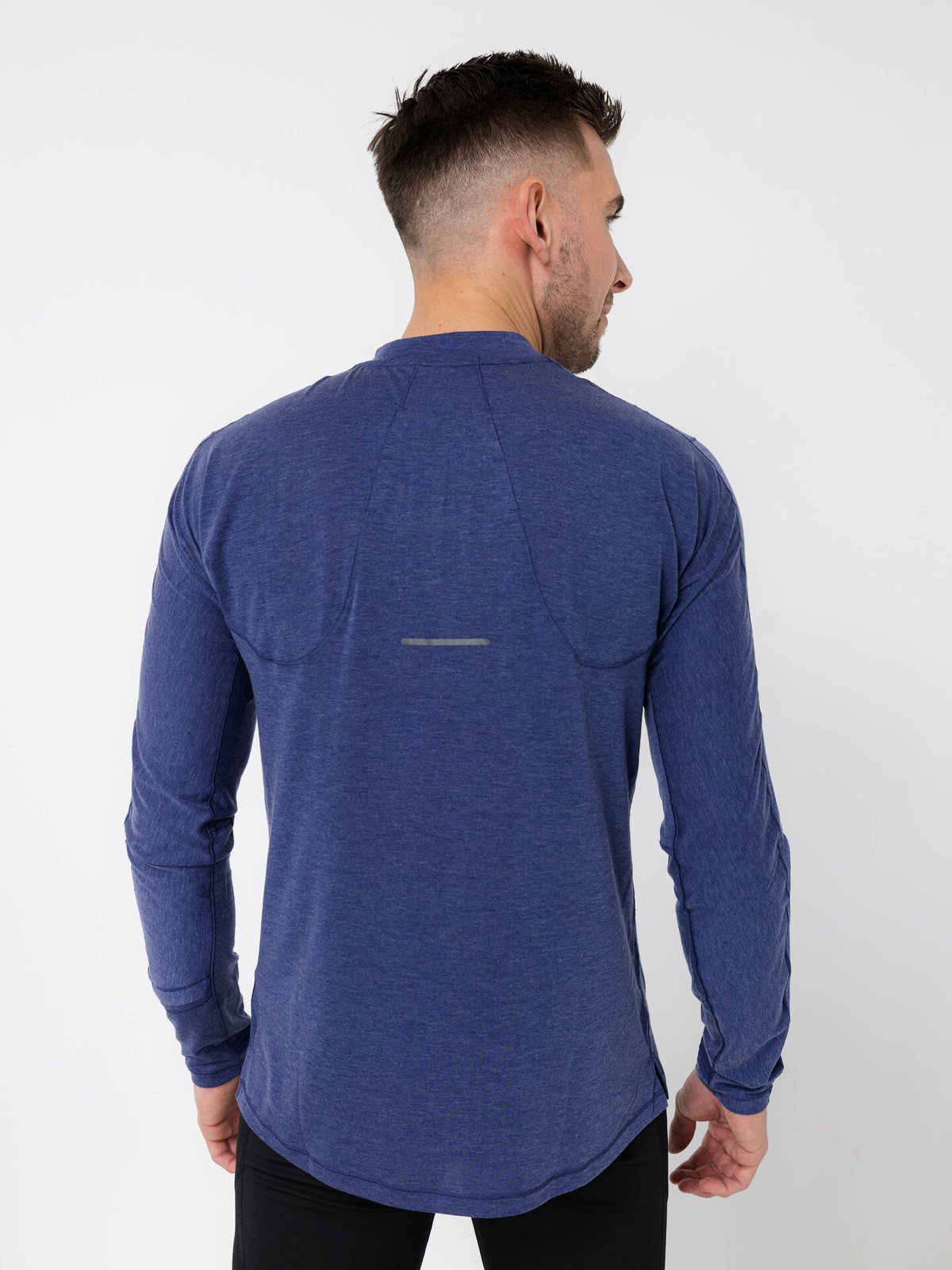 ASICS Metarun 1/2 Zip Long Sleeve Top Indigo Blue