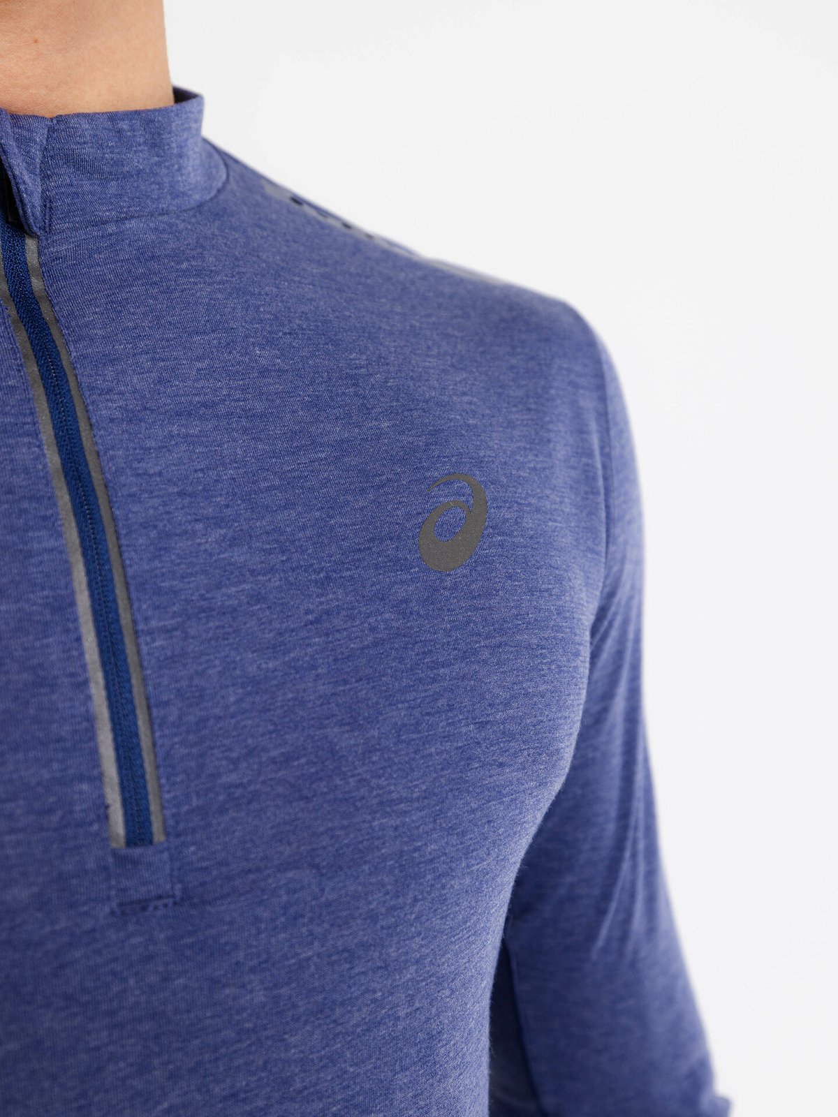 ASICS Metarun 1/2 Zip Long Sleeve Top Indigo Blue
