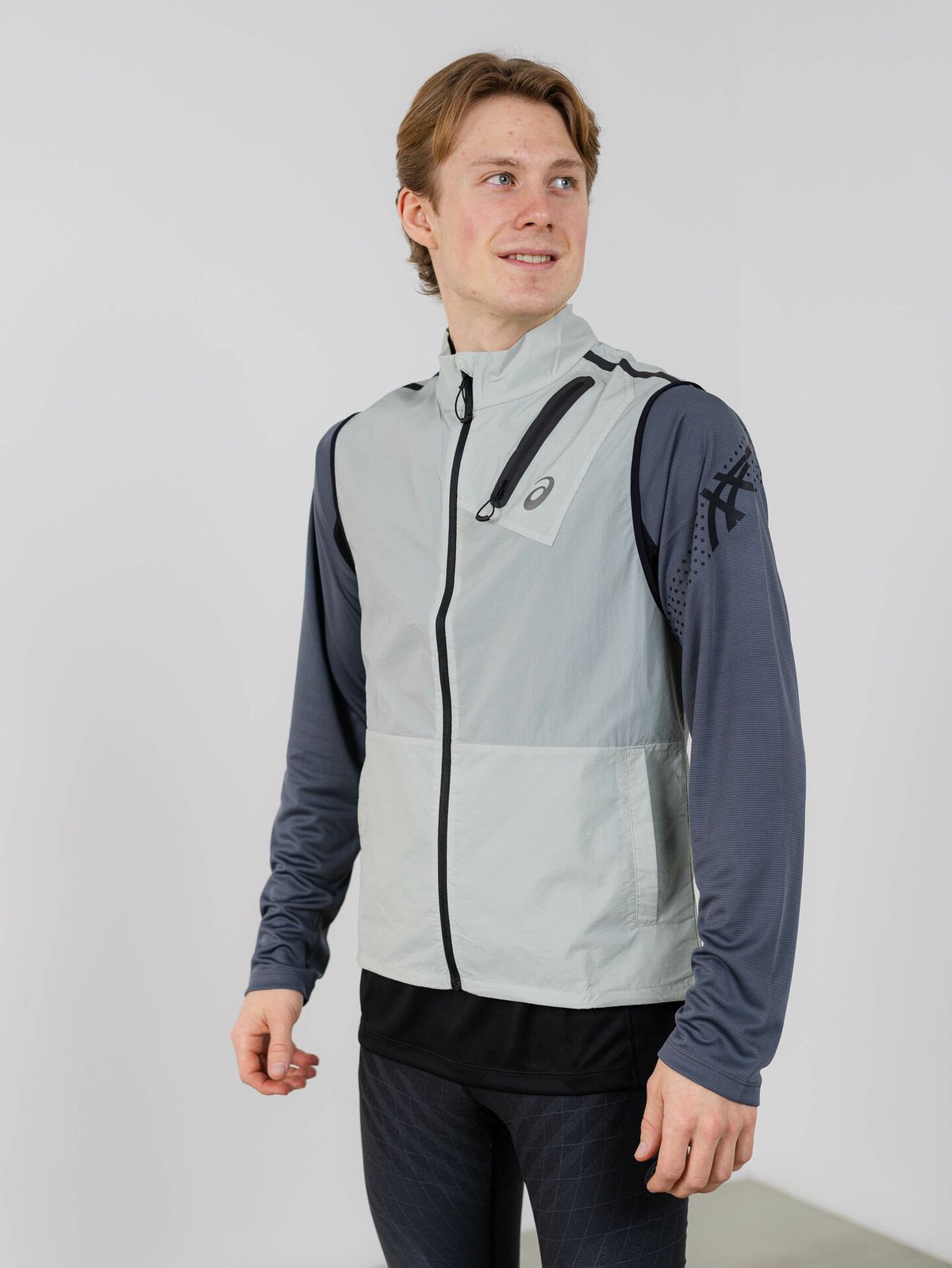 ASICS Metarun Packable Vest Light Sage