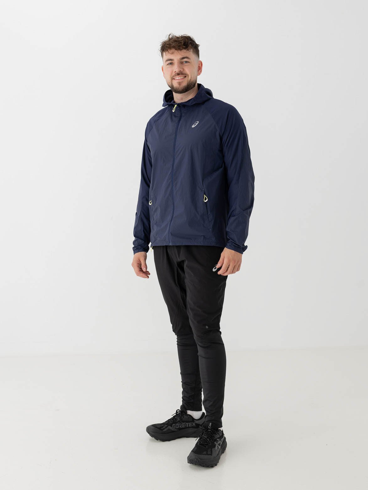 ASICS Road Packable Jacket Midnight