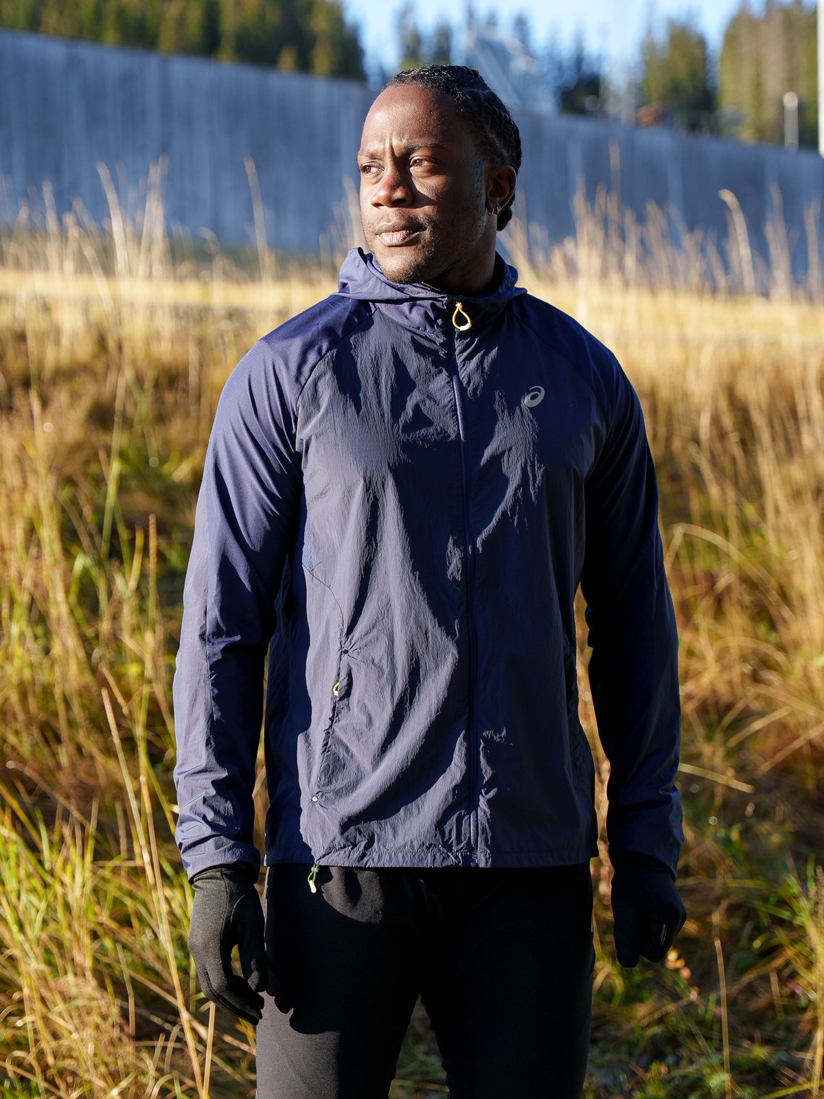 ASICS Road Packable Jacket Midnight