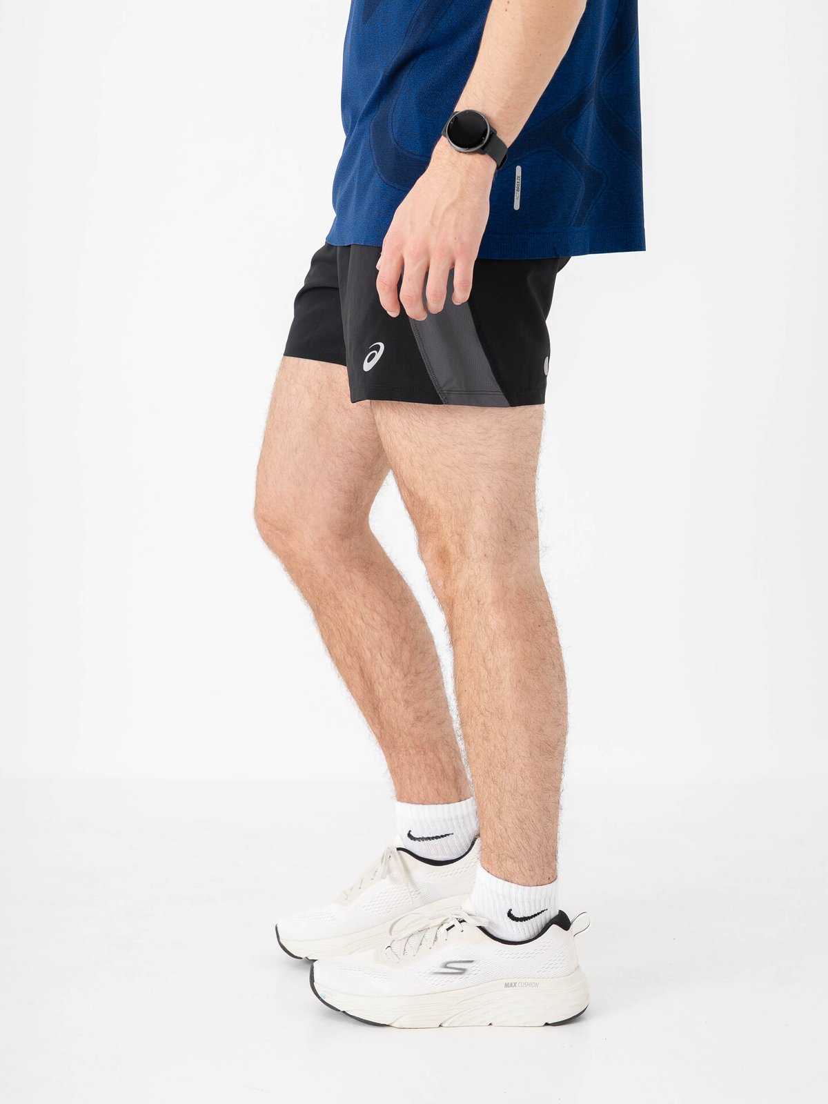 ASICS Road 5in Shorts Performance Black/ Graphite Grey