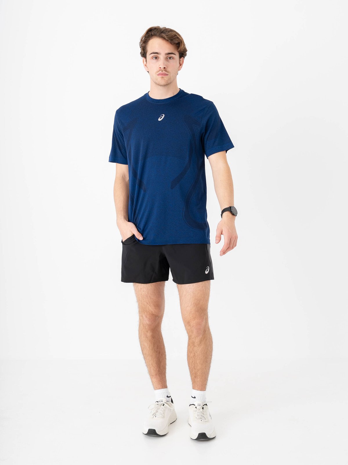 ASICS Road 5in Shorts Performance Black/ Graphite Grey