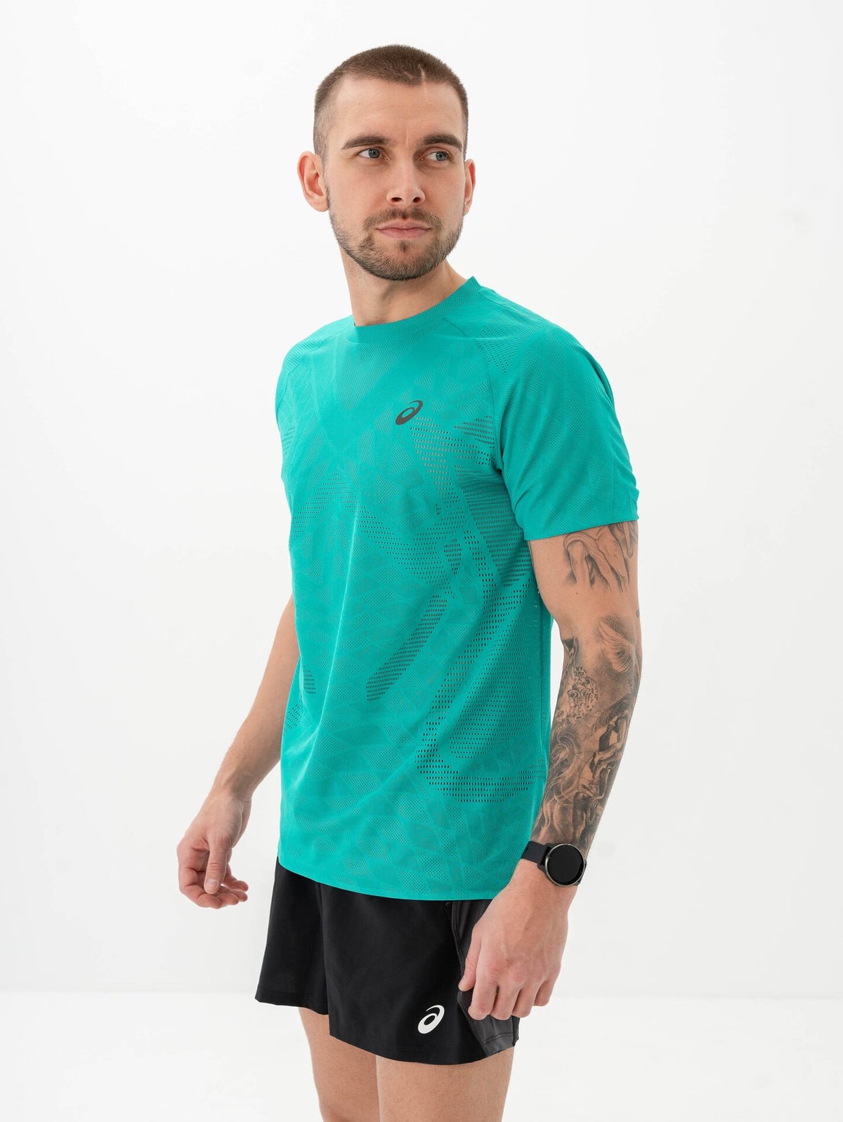 ASICS Metarun Short Sleeve Top Wave Teal