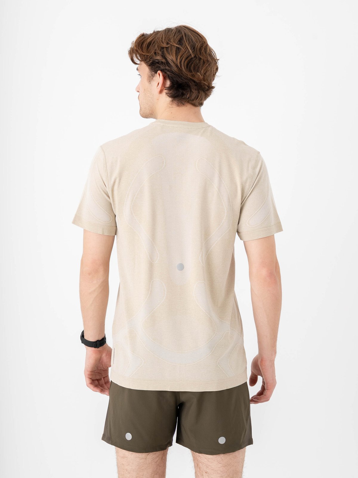 ASICS Road Seamless Short Sleeve Top Cream