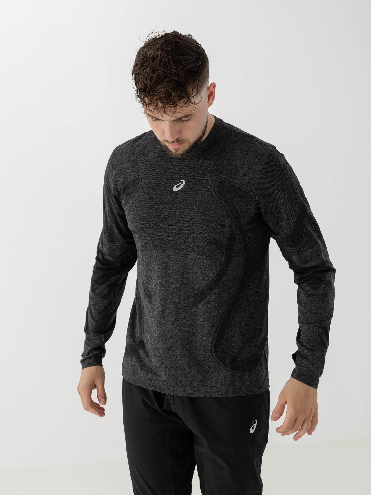ASICS Road Seamless Long Sleeve Top Black