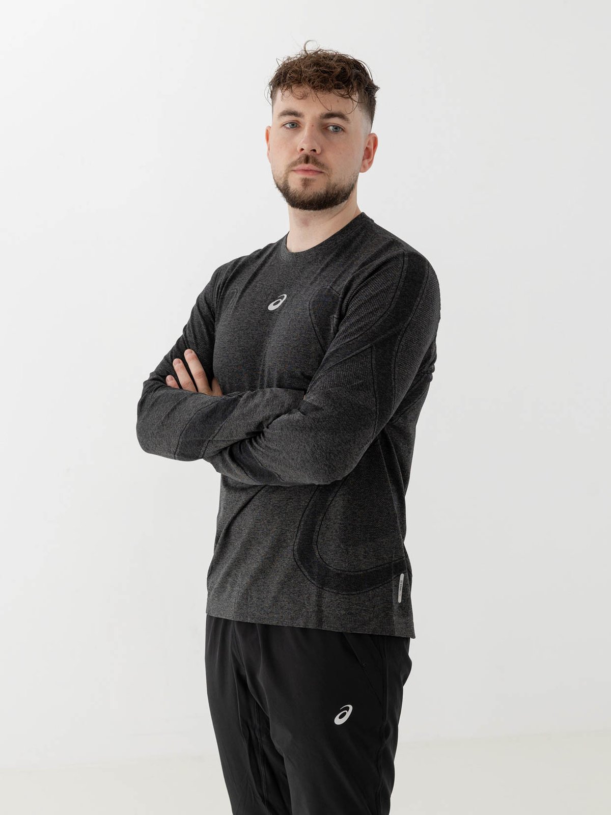 ASICS Road Seamless Long Sleeve Top Black