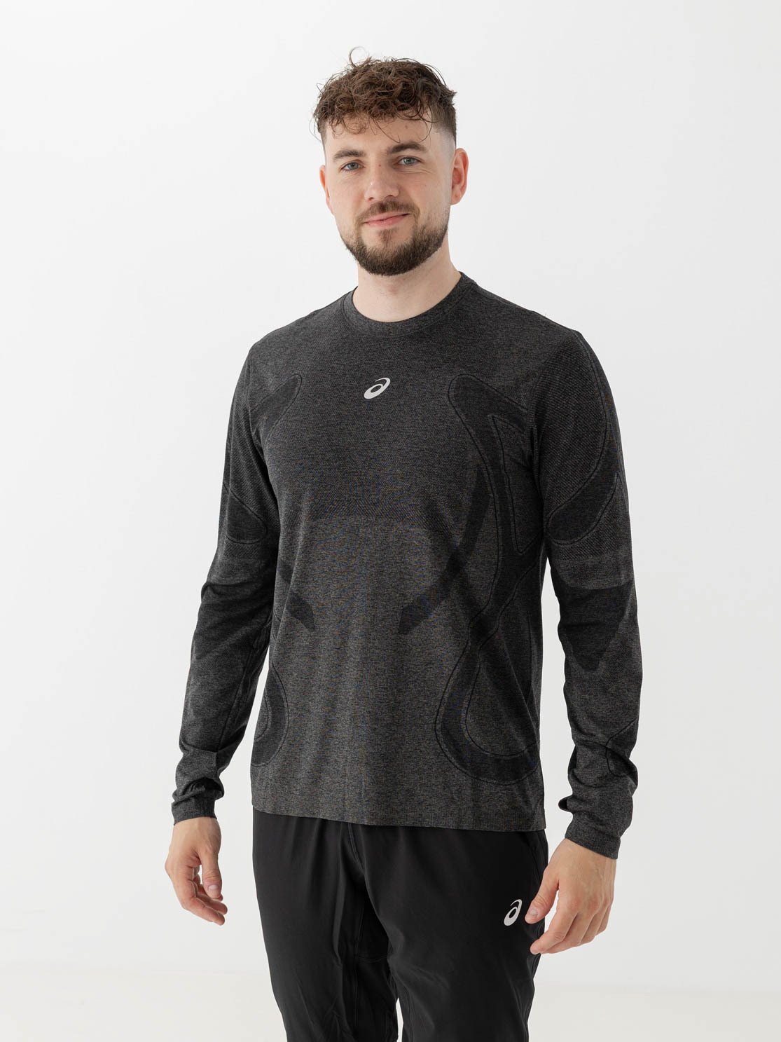 ASICS Road Seamless Long Sleeve Top Black
