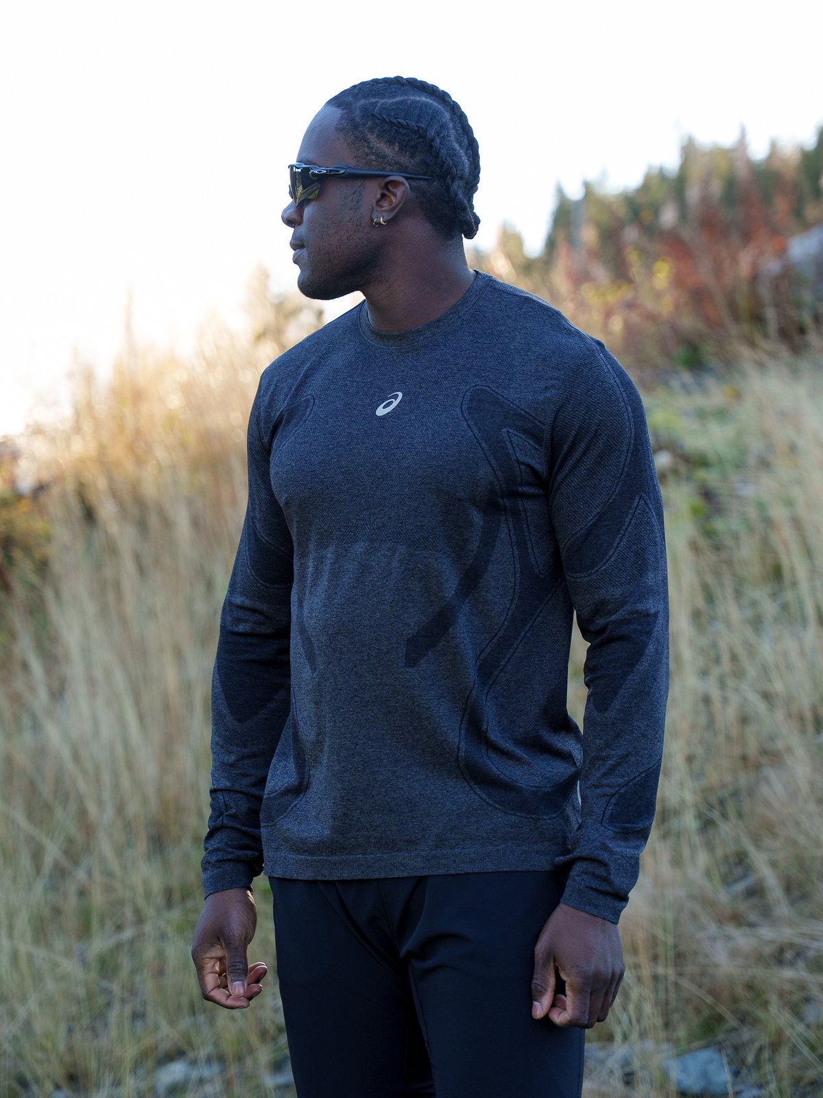 ASICS Road Seamless Long Sleeve Top Black