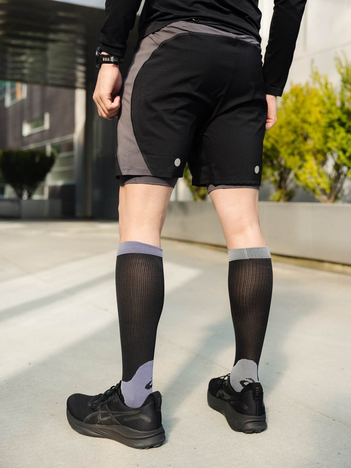 ASICS Performance Run Compression Sock Performance Black