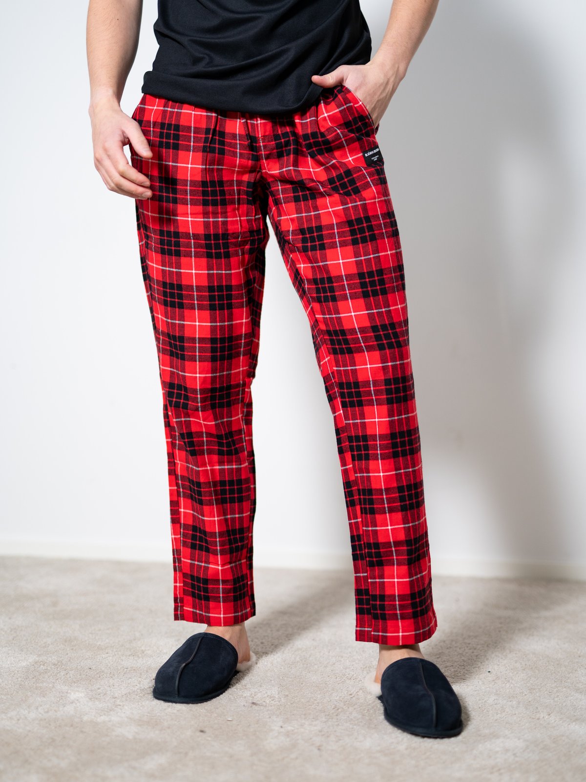 Björn Borg Core Pyjama Pants Black, Red