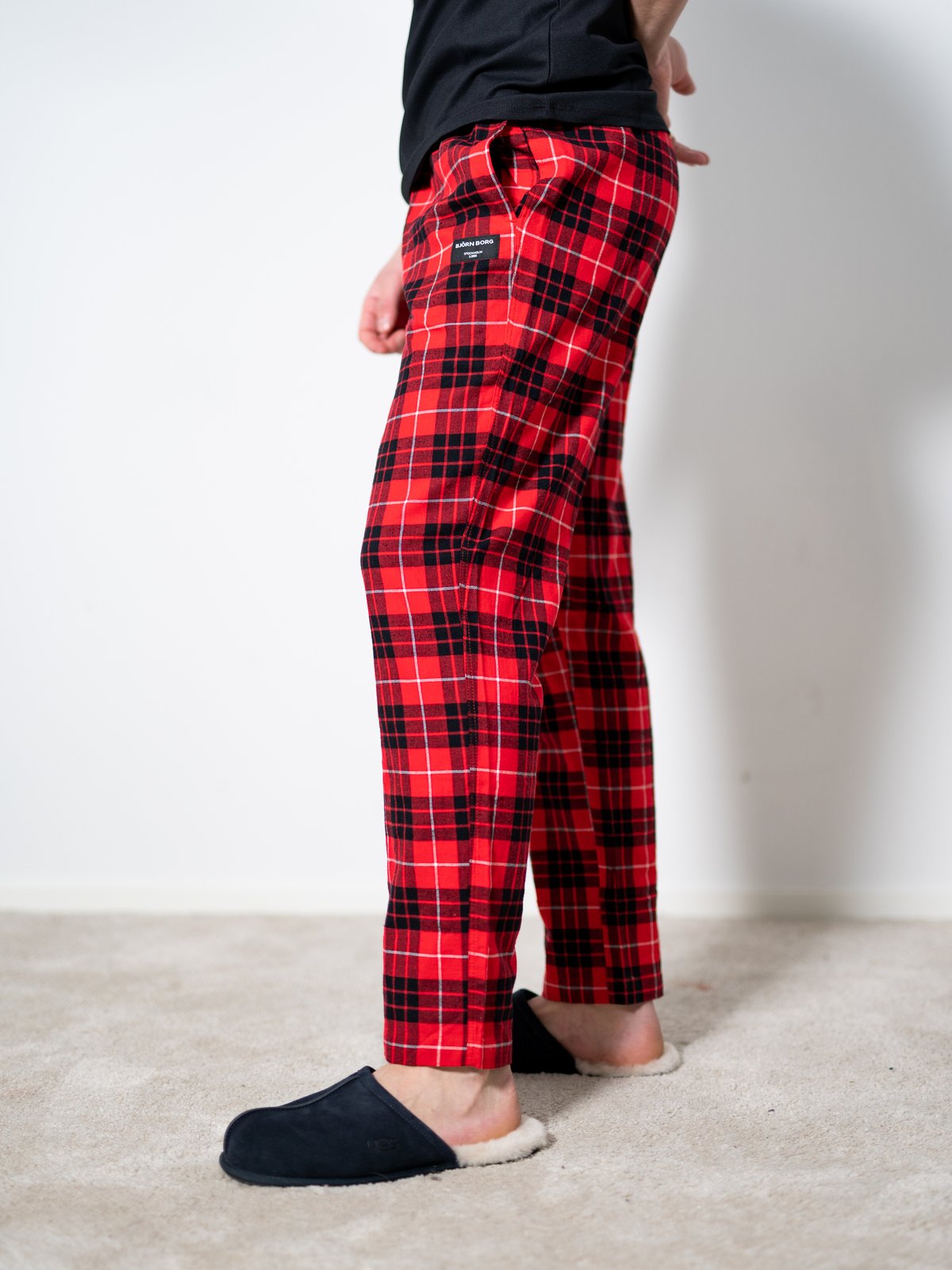 Björn Borg Core Pyjama Pants Black, Red