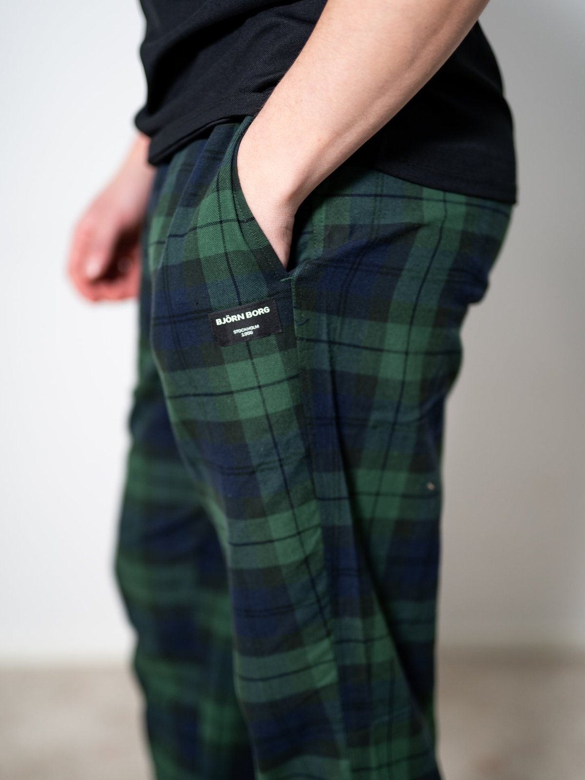 Björn Borg Core Pyjama Pants Green, Navy Blue