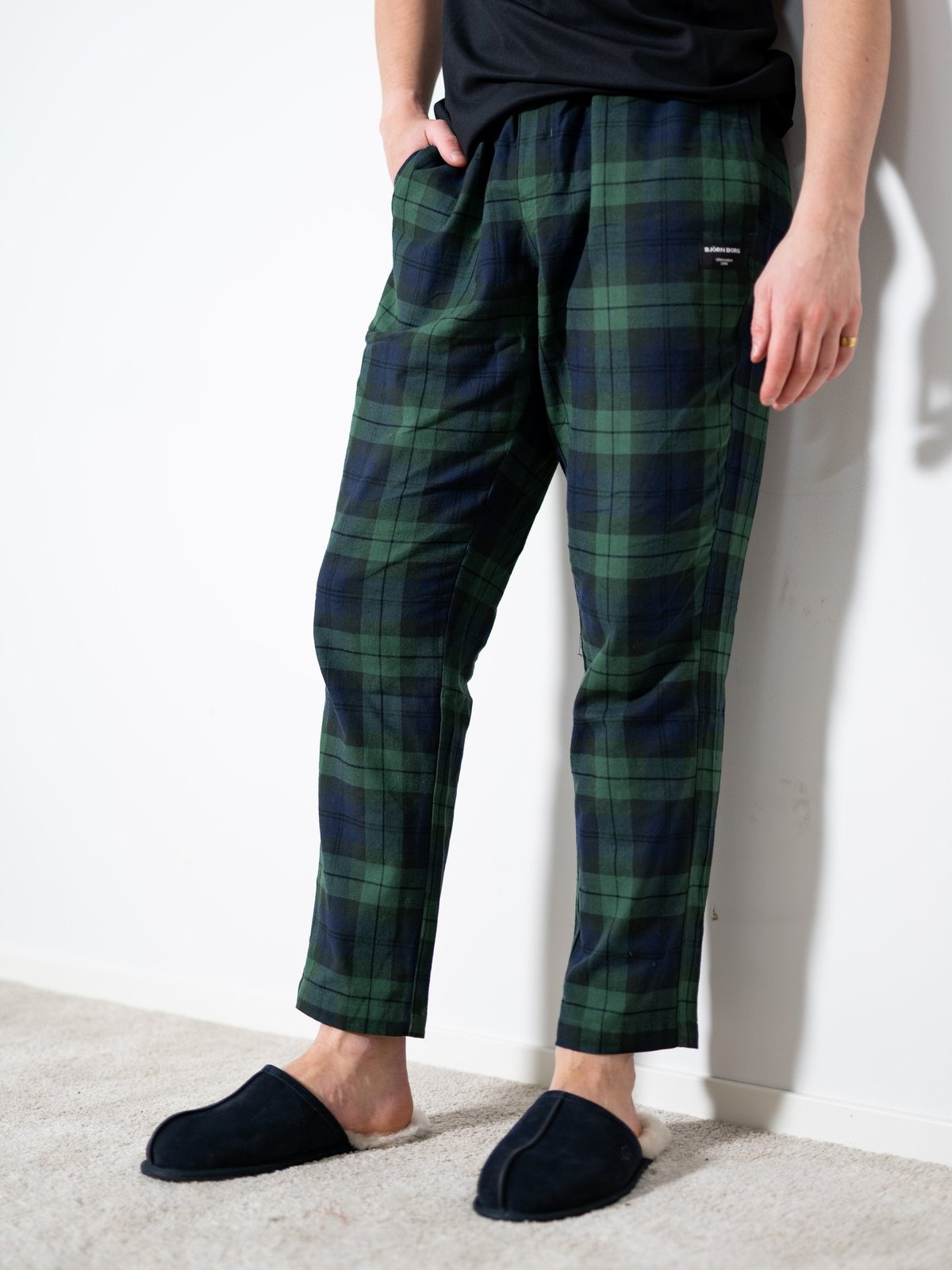 Björn Borg Core Pyjama Pants Green, Navy Blue