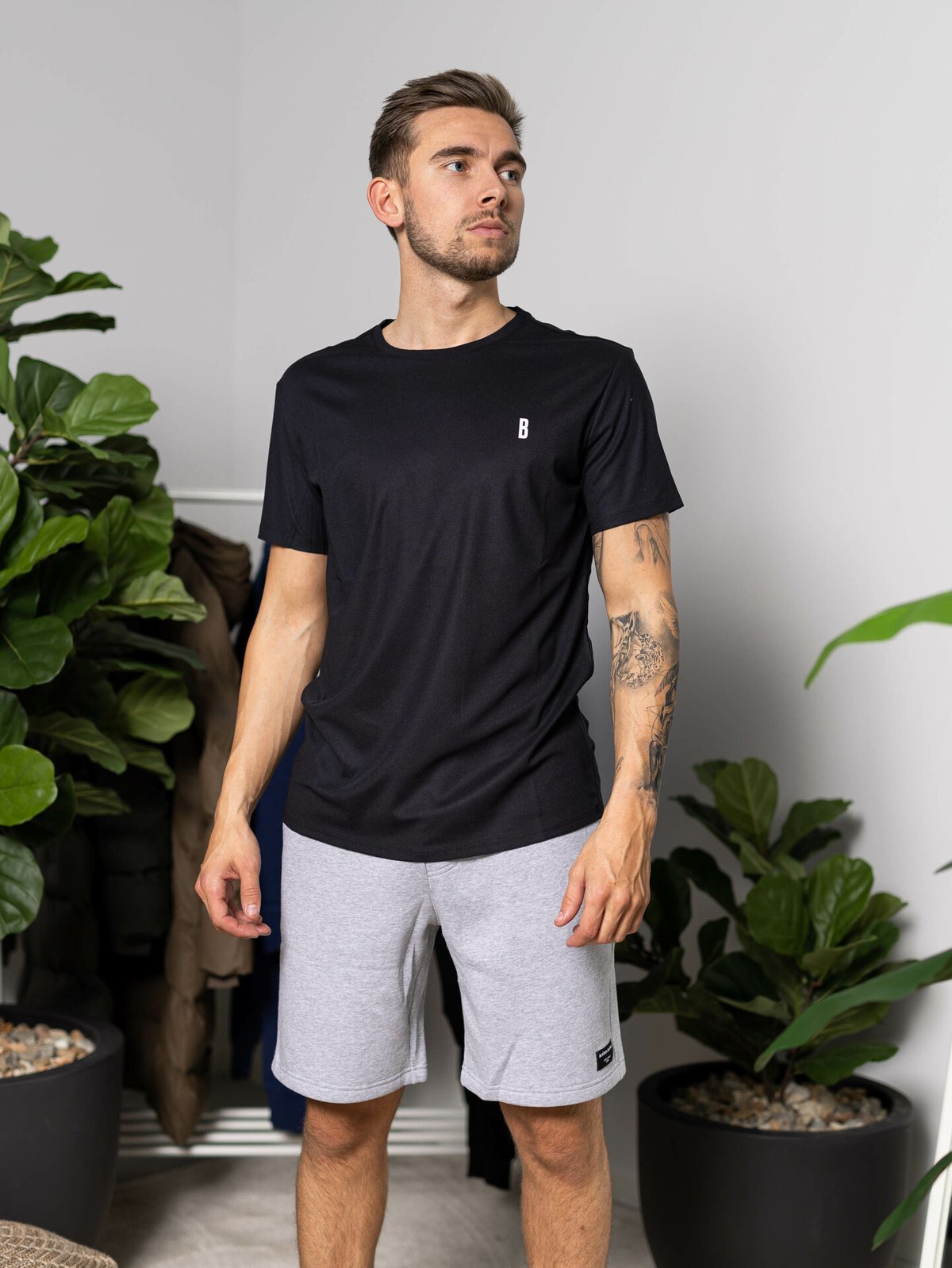 Björn Borg Ace T-Shirt Stripe Black Beauty