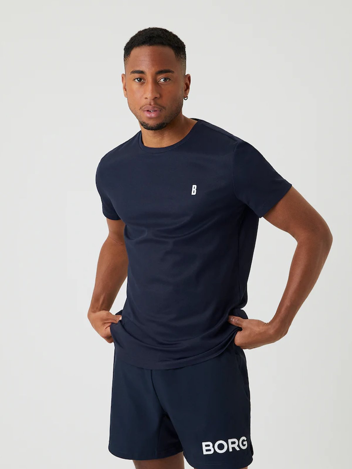 Björn Borg Ace T-Shirt Stripe Navy