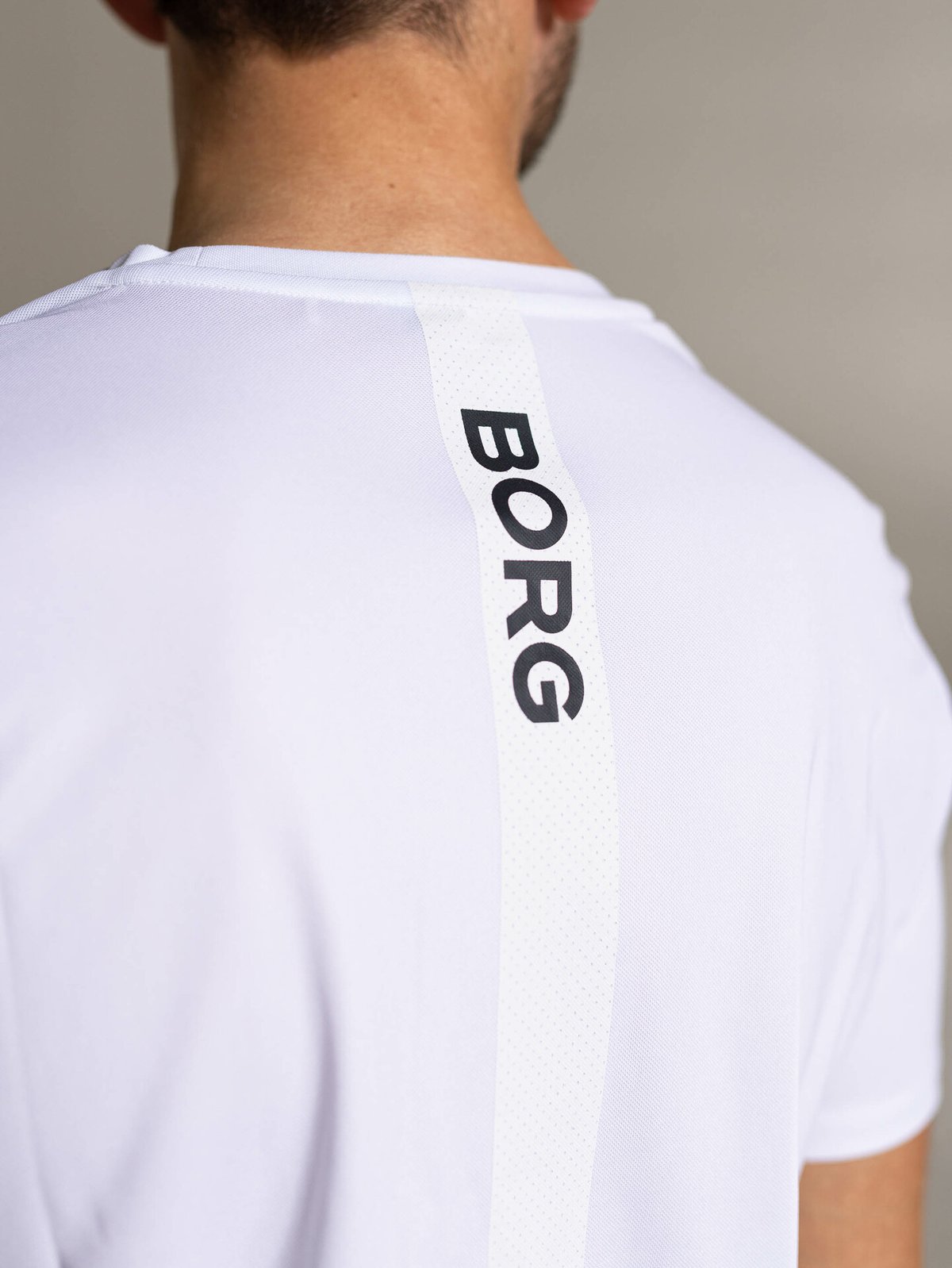Björn Borg Ace T-Shirt Stripe Brilliant White