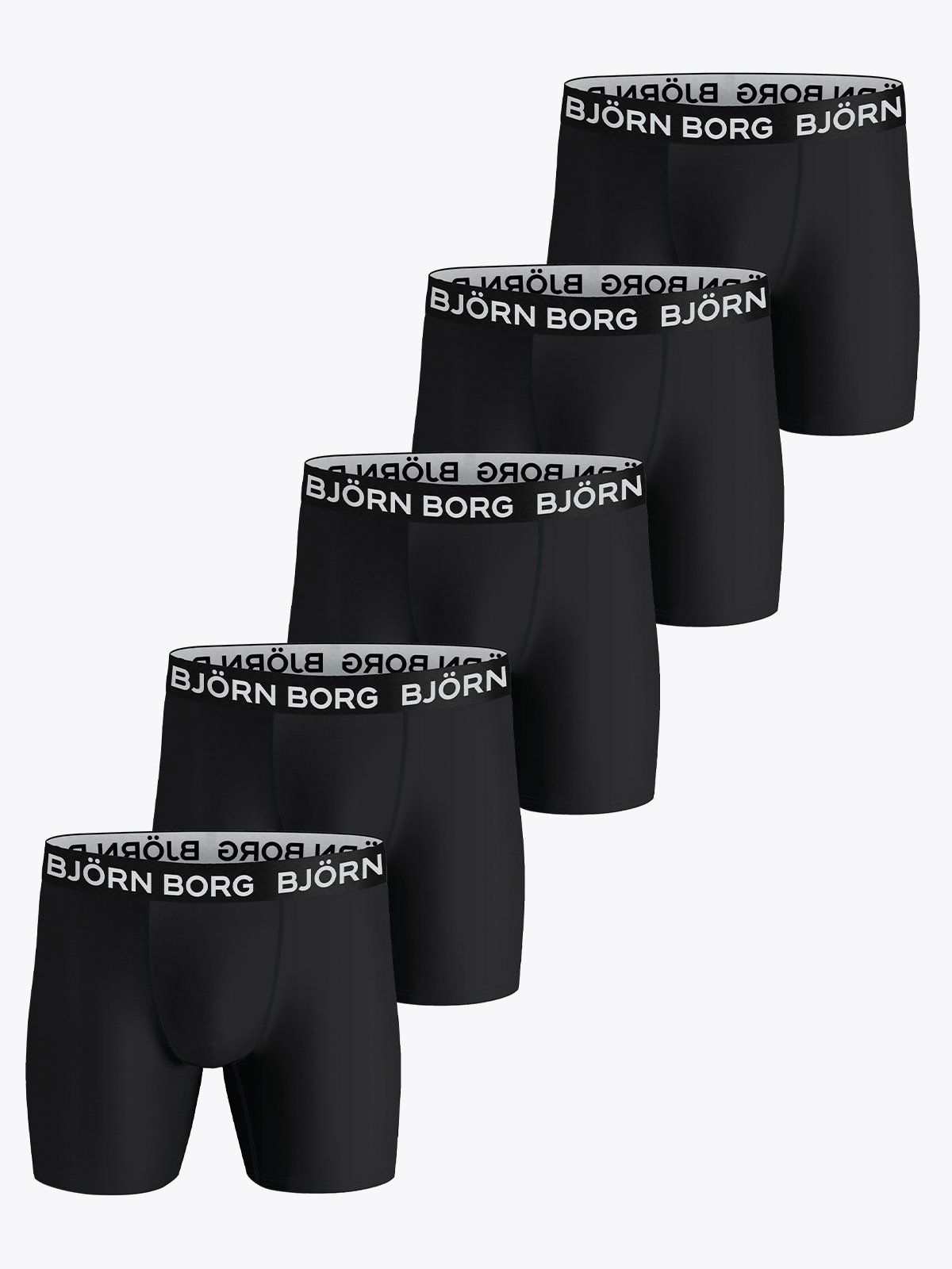 Björn Borg Performance Boxer 5p Black