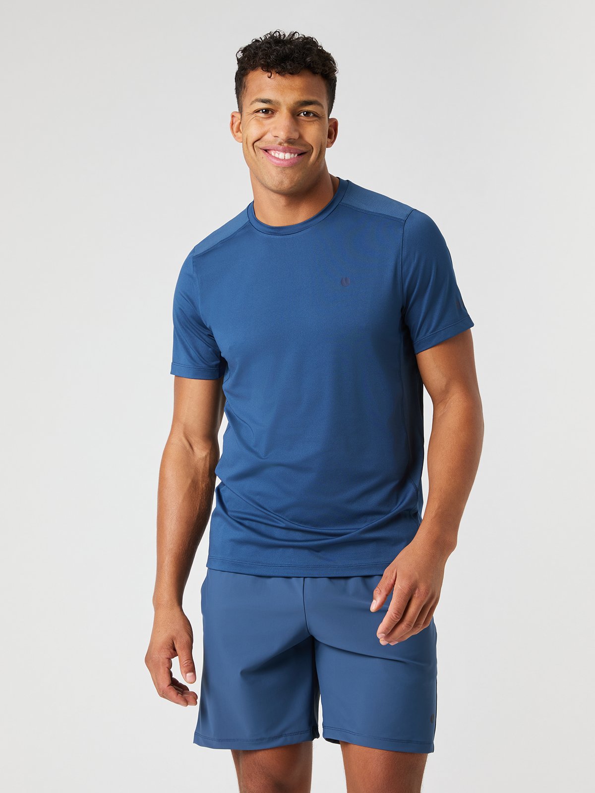 Björn Borg Ace Mesh Panel T-Shirt Sargasso Sea