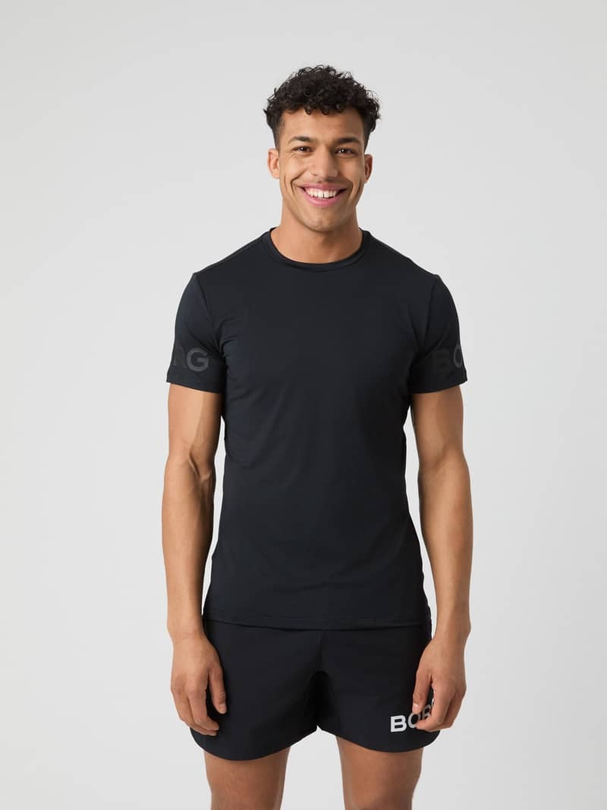 Björn Borg Borg T-Shirt Black Tonal Logo