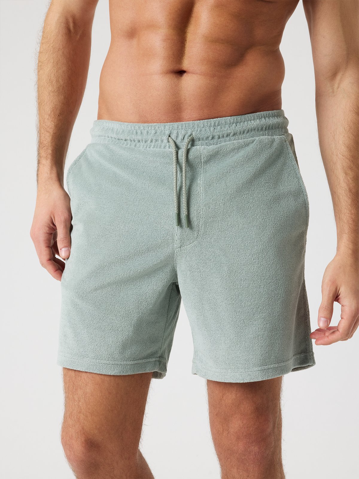 Björn Borg Borg Toweling Shorts Slate Gray