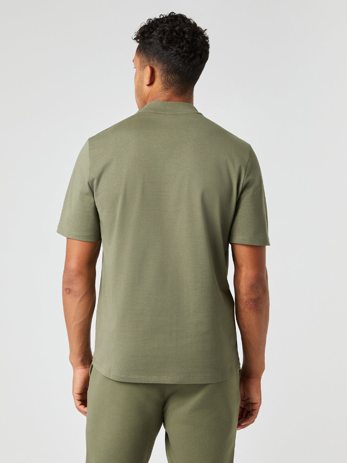 Björn Borg Centre High Neck T-Shirt Dusty Olive
