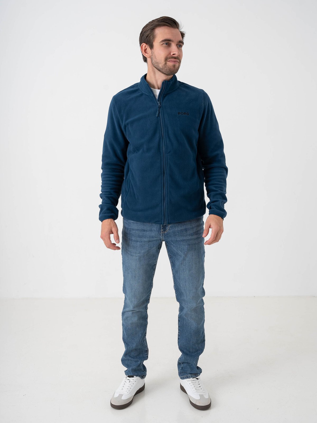 Björn Borg Borg Full Zip Fleece Blue Wing