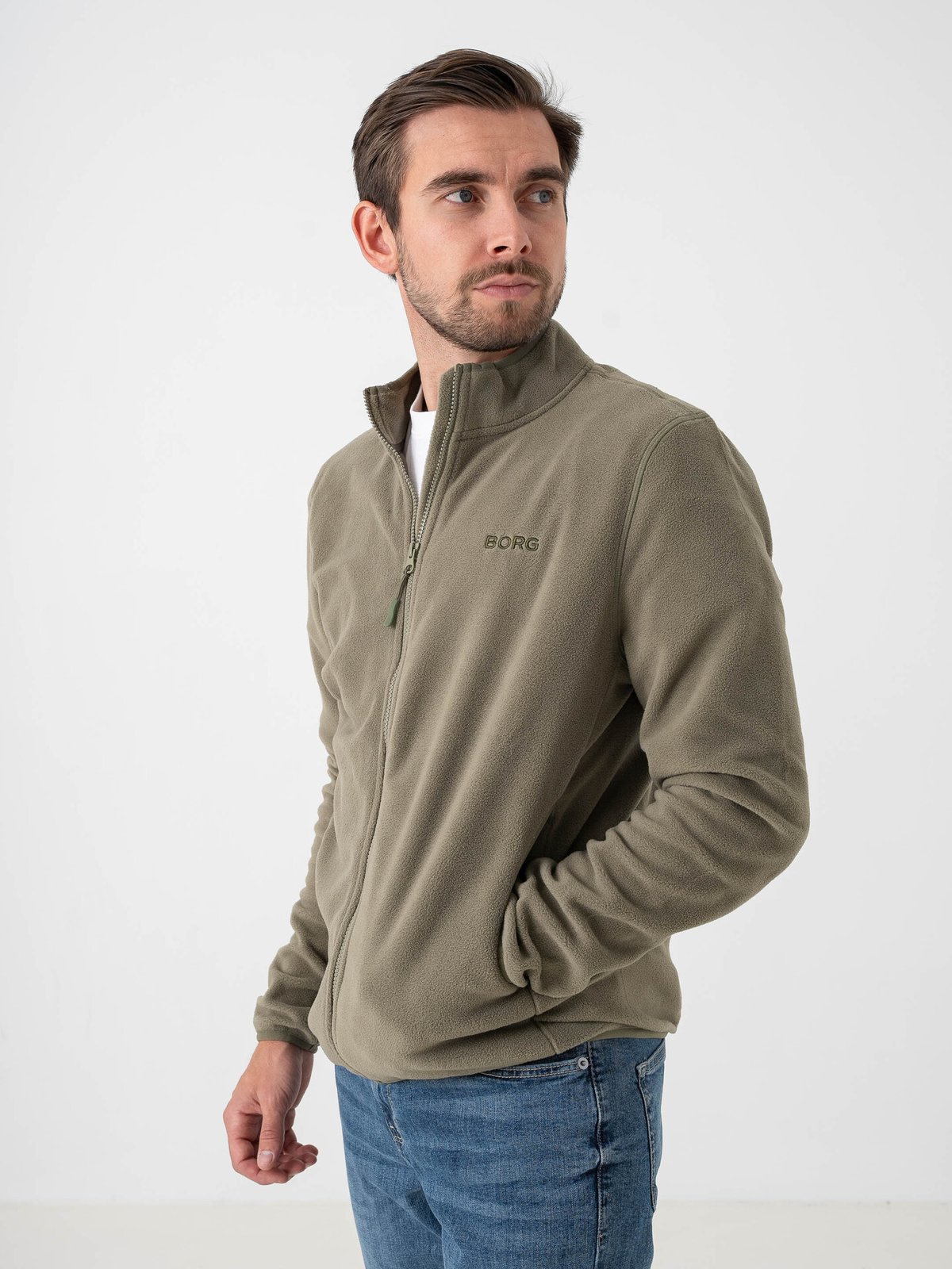Björn Borg Borg Full Zip Fleece Deep Lichen Green