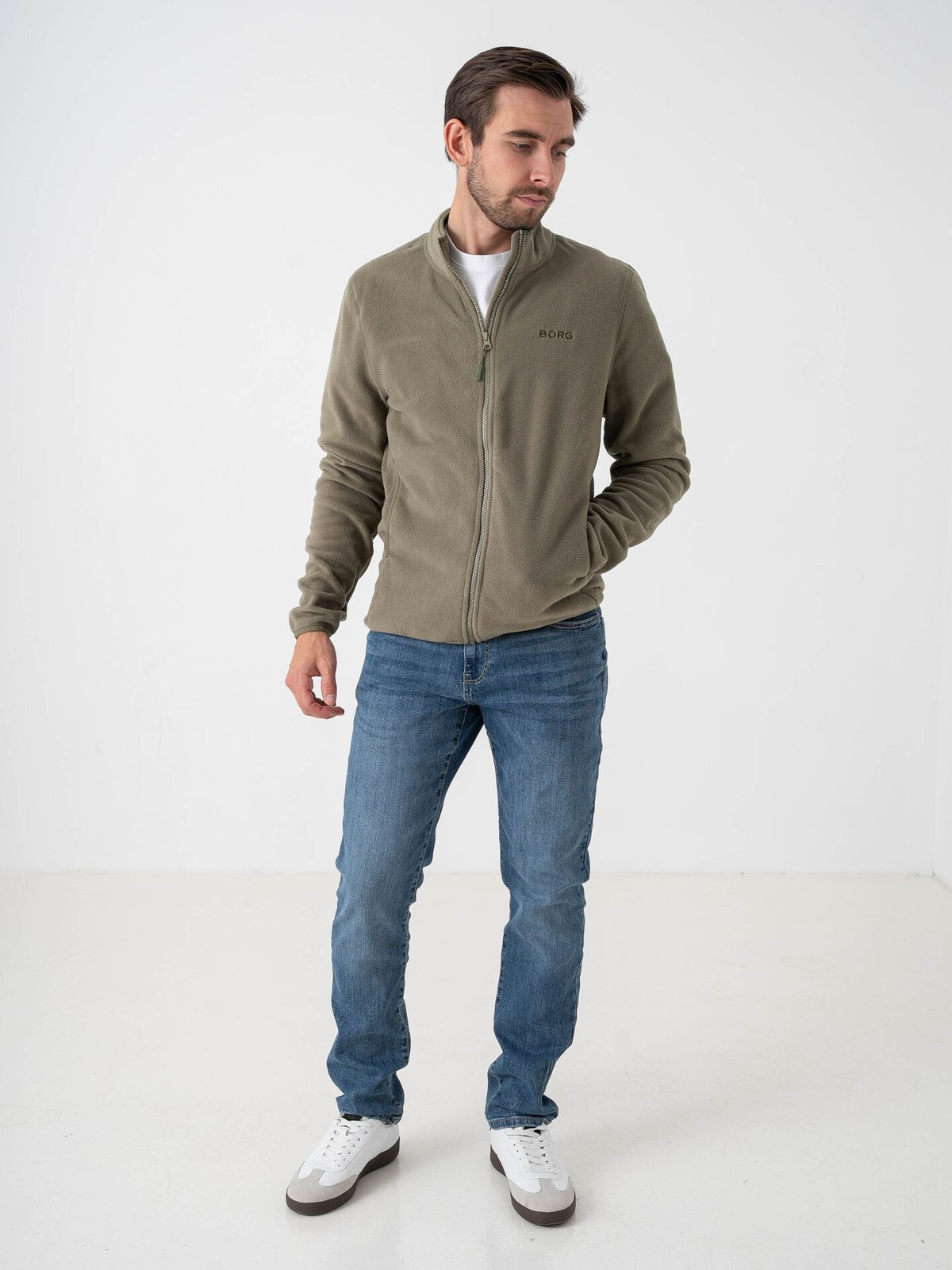 Björn Borg Borg Full Zip Fleece Deep Lichen Green