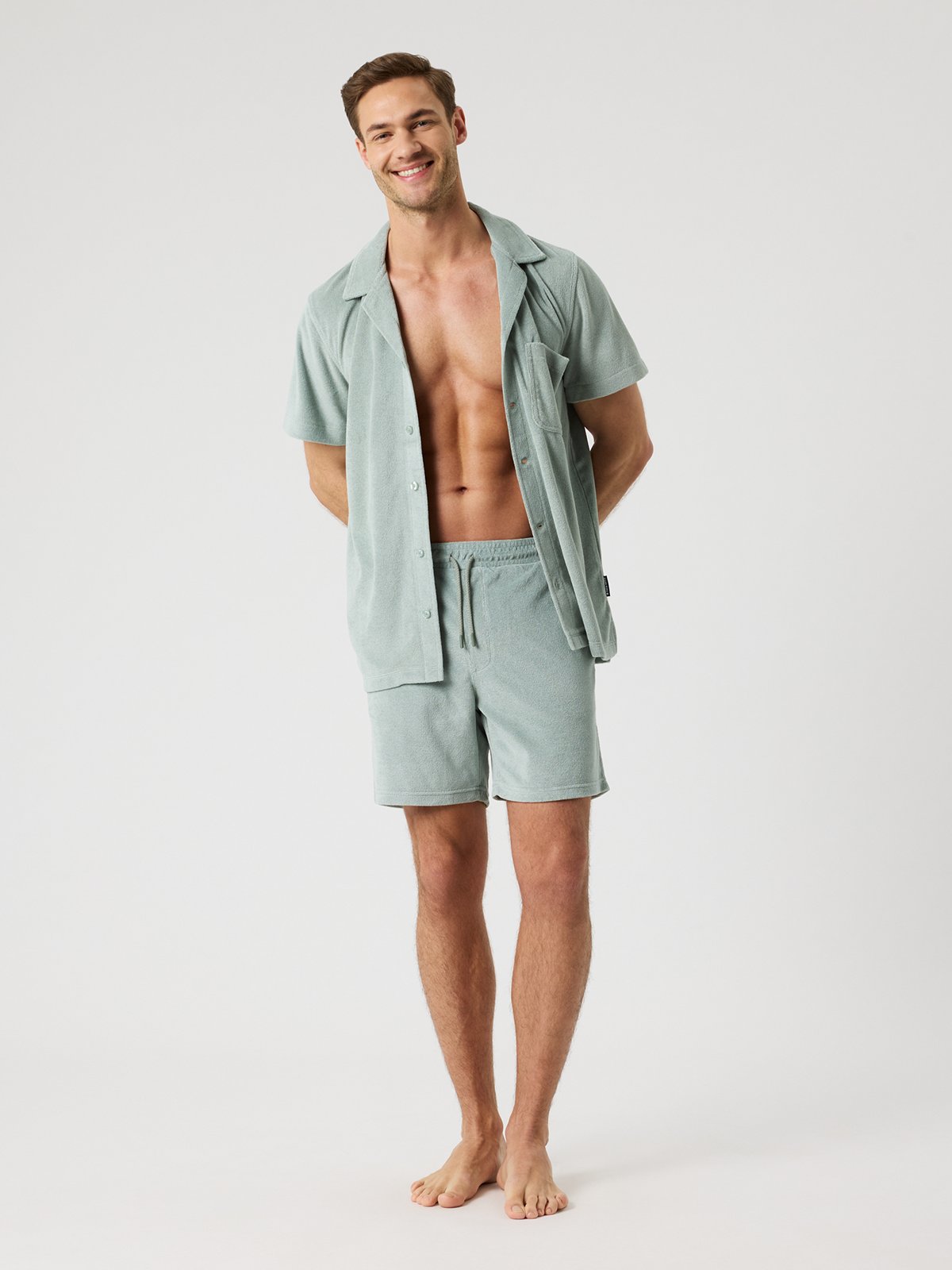 Björn Borg Toweling Shirt Slate Gray