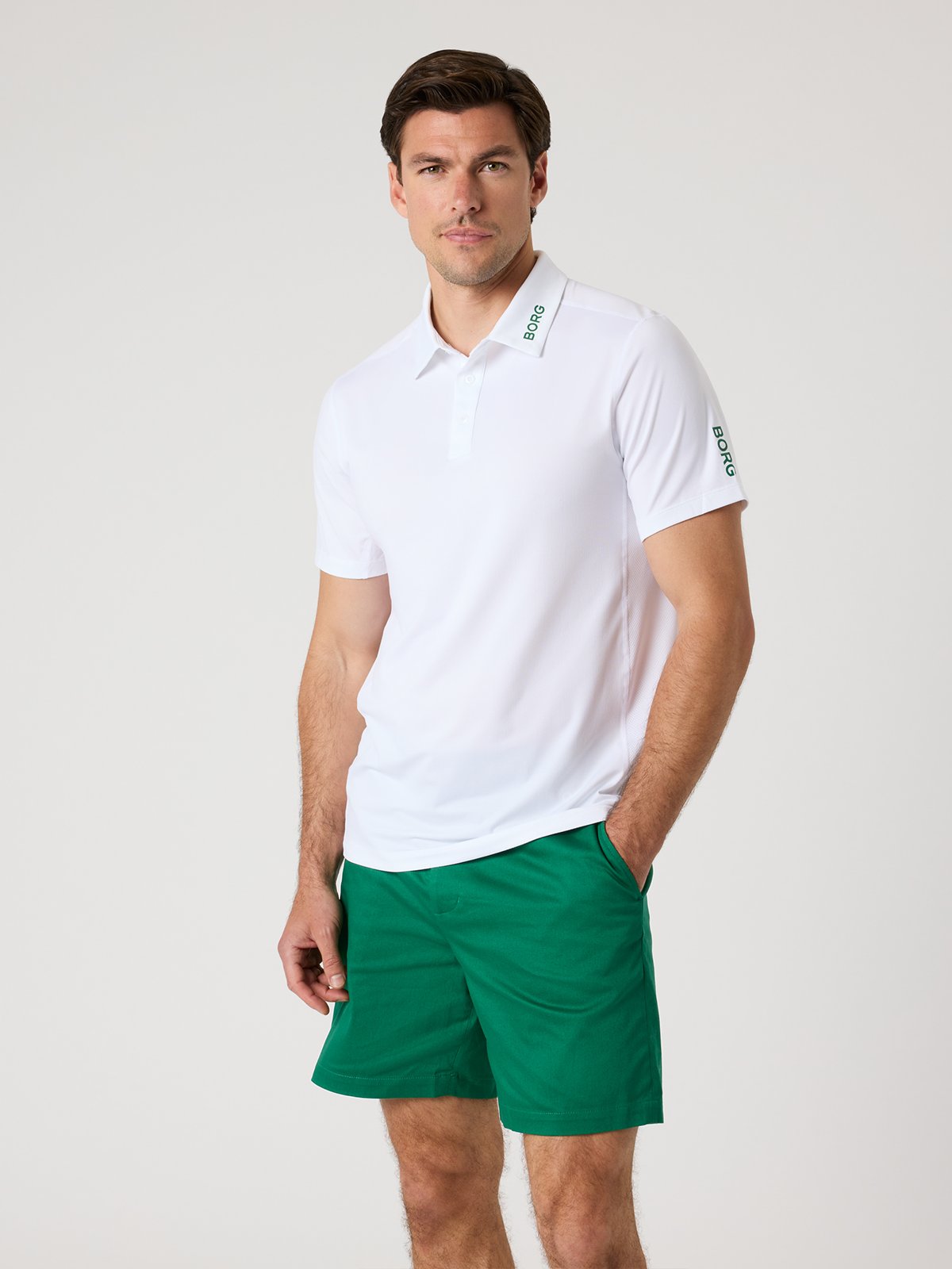 Björn Borg Golf Polo Shirt Brilliant White