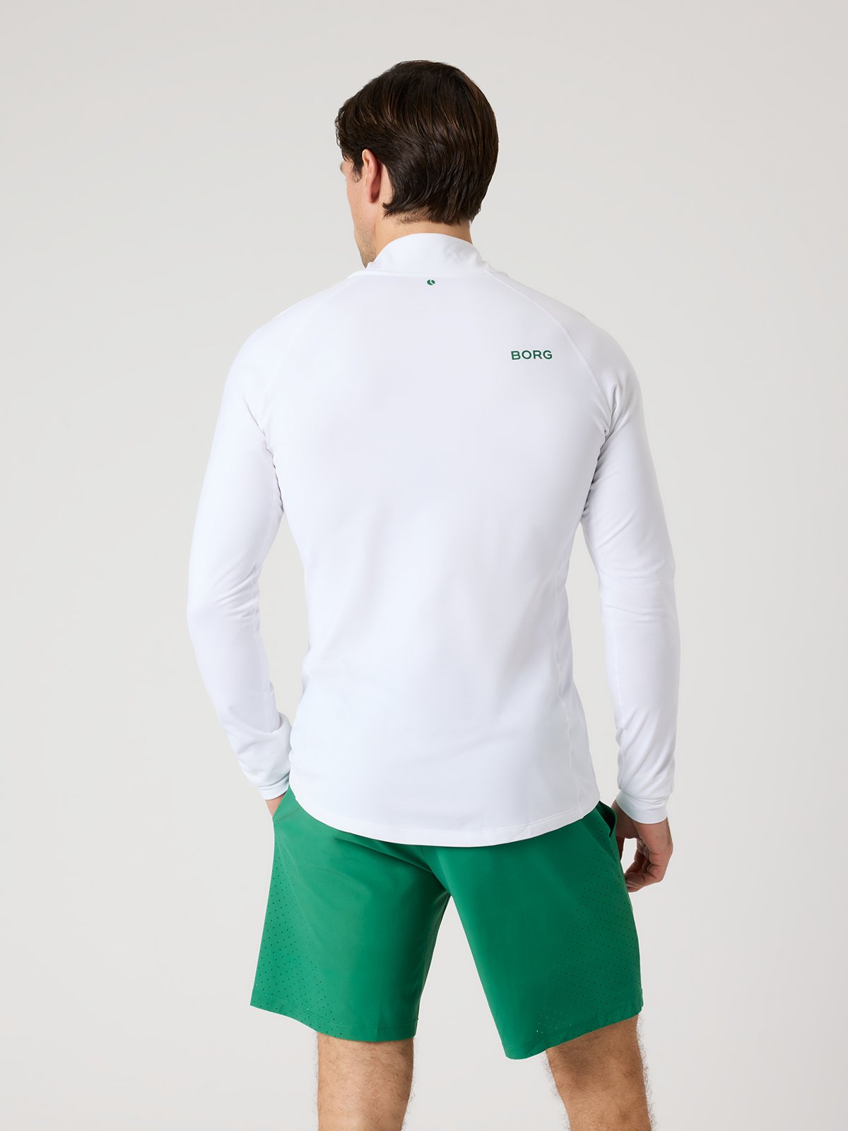 Björn Borg Golf Midlayer Half Zip Brilliant White