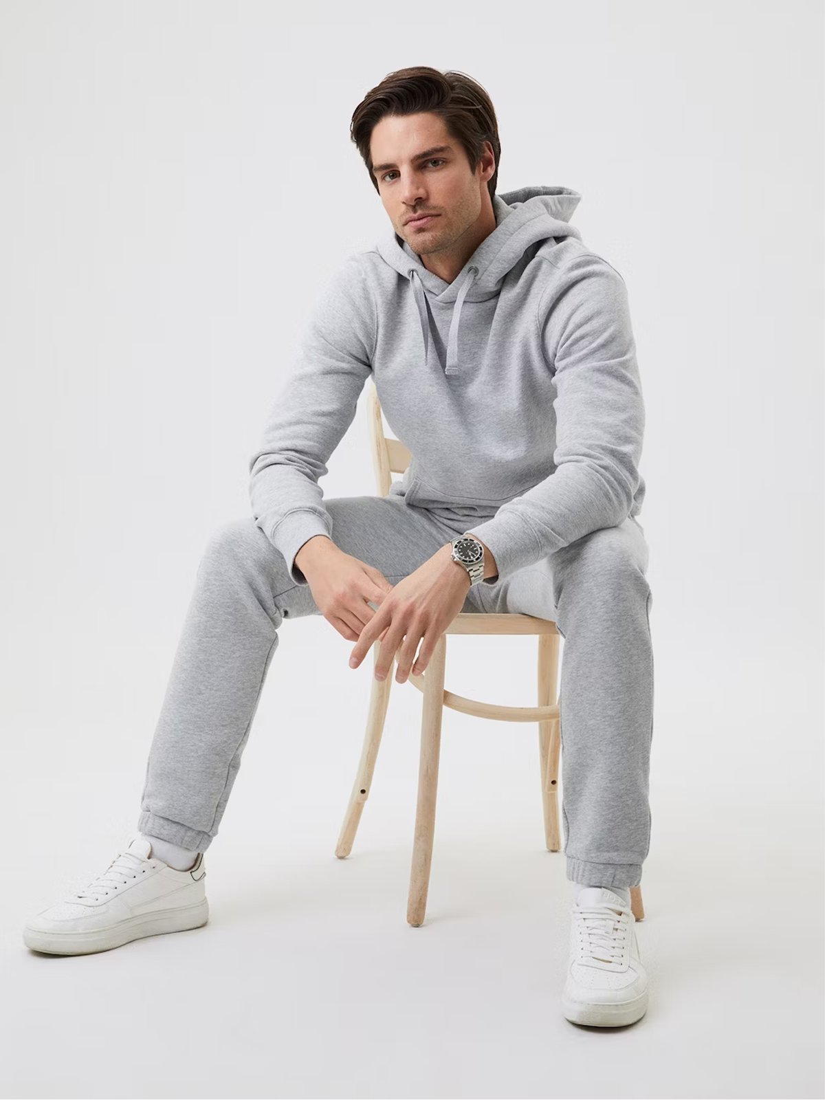 Björn Borg Centre Hood Light Grey Melange