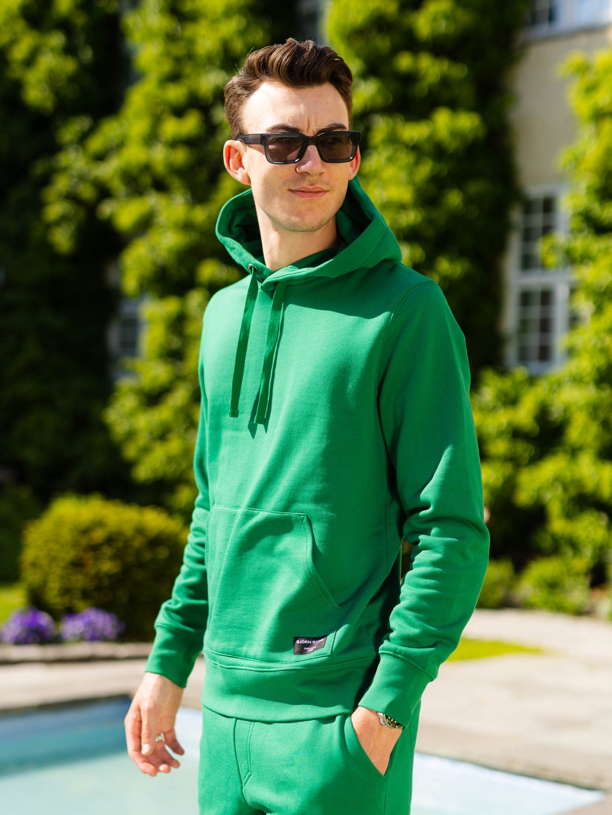 Björn Borg Centre Hood Verdant Green