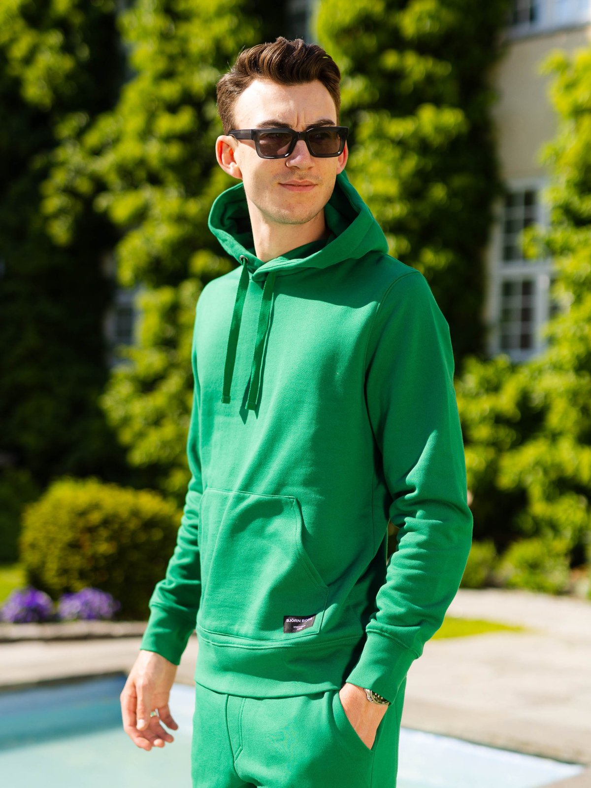 Björn Borg Centre Hood Verdant Green