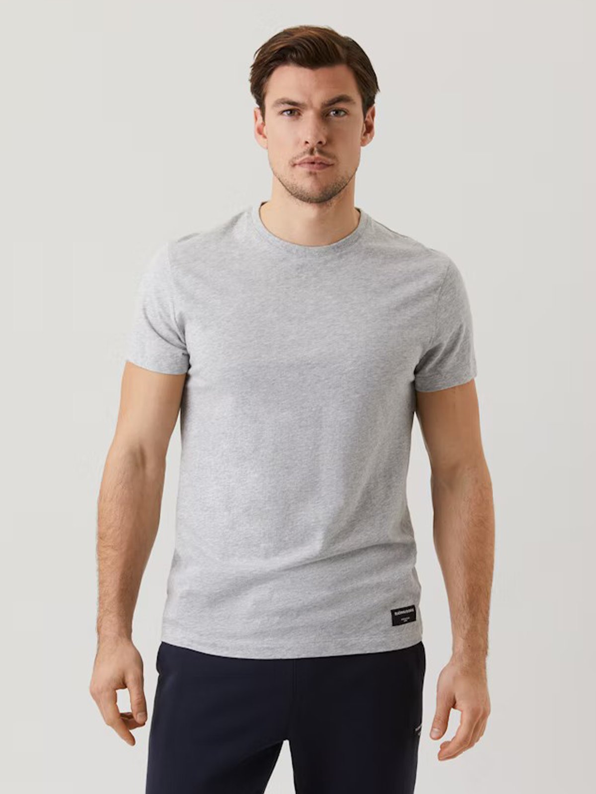Björn Borg Centre T-Shirt Light Grey Melange
