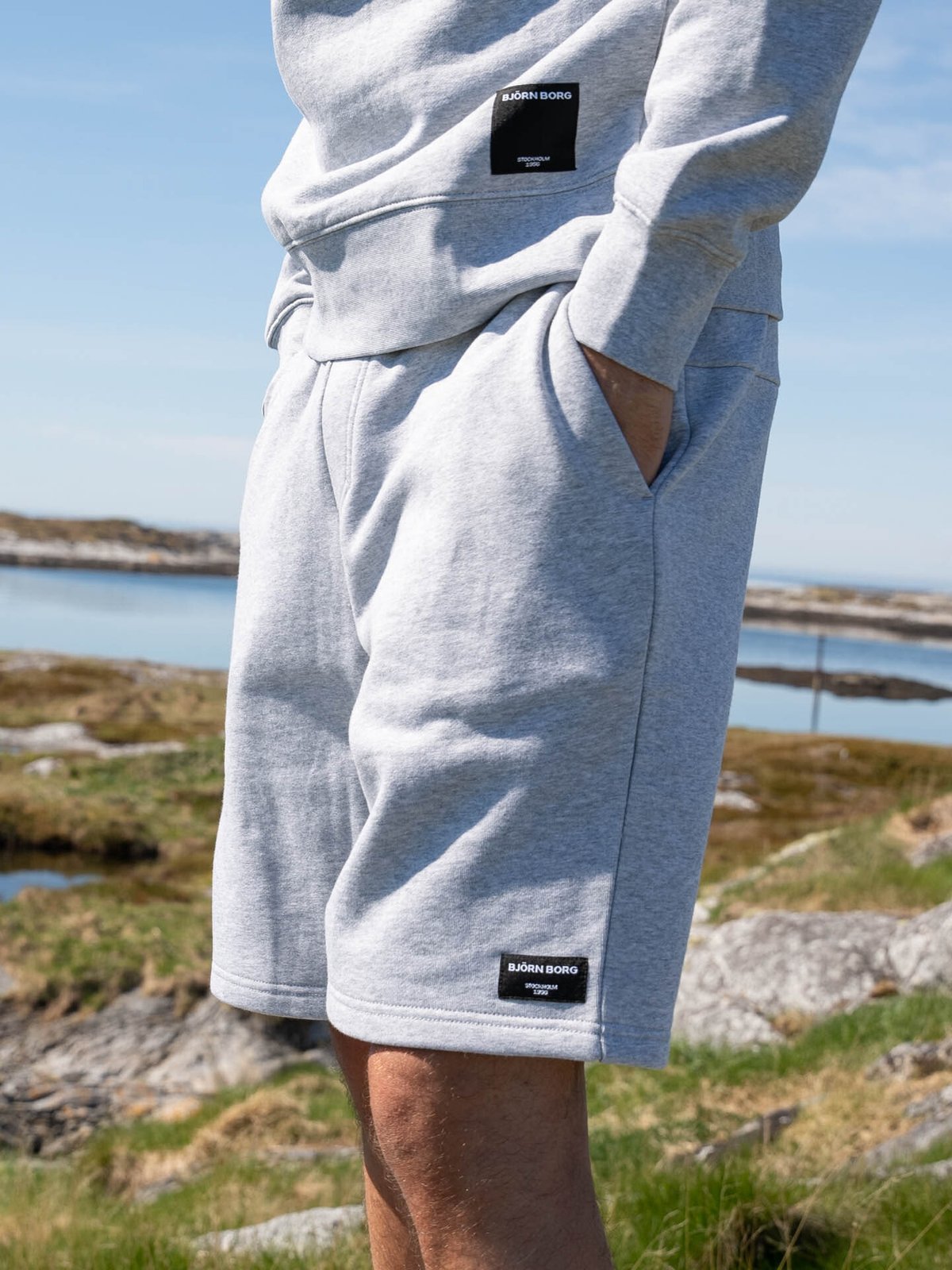 Björn Borg Centre Shorts Light Grey Melange