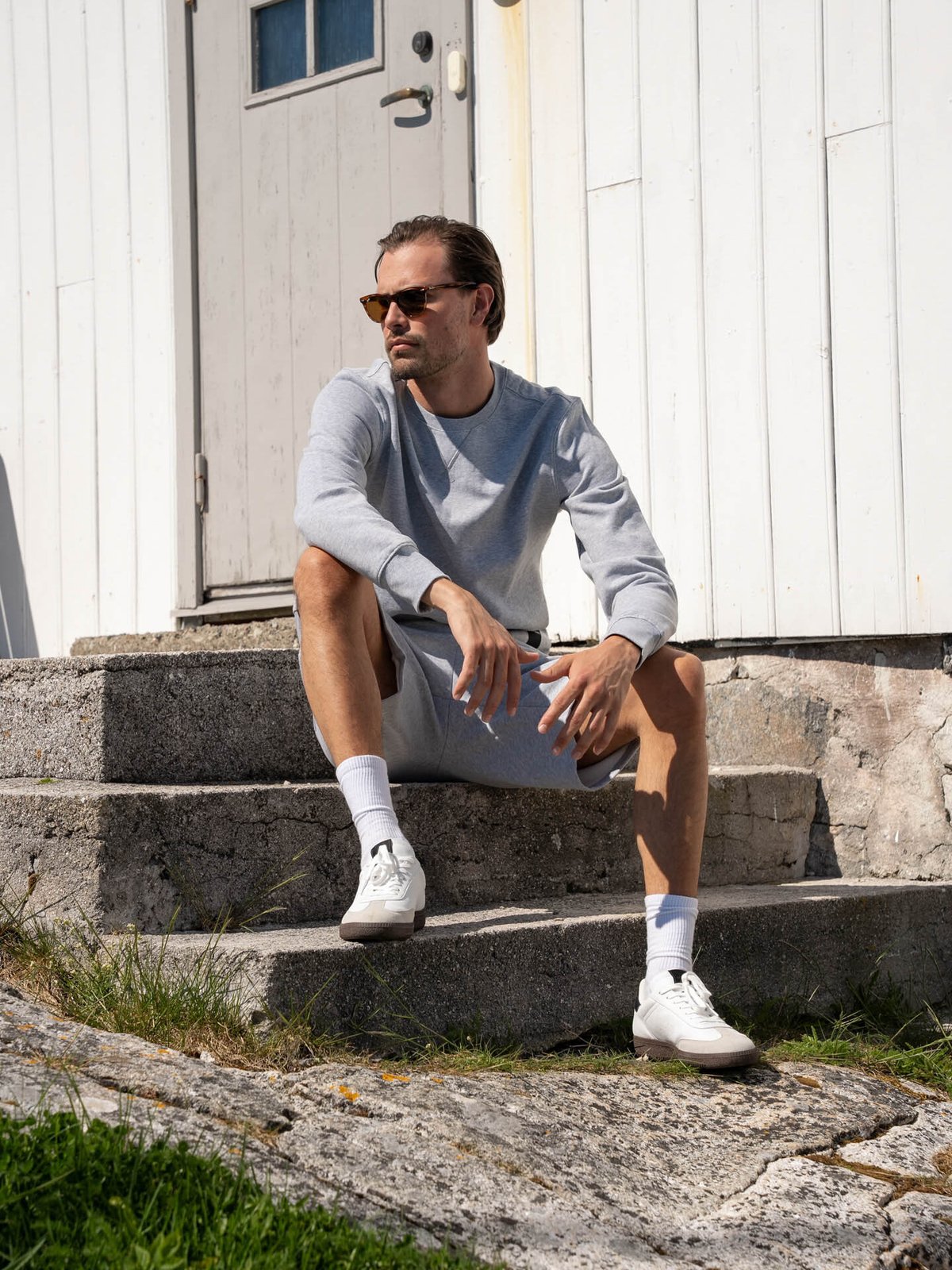 Björn Borg Centre Shorts Light Grey Melange